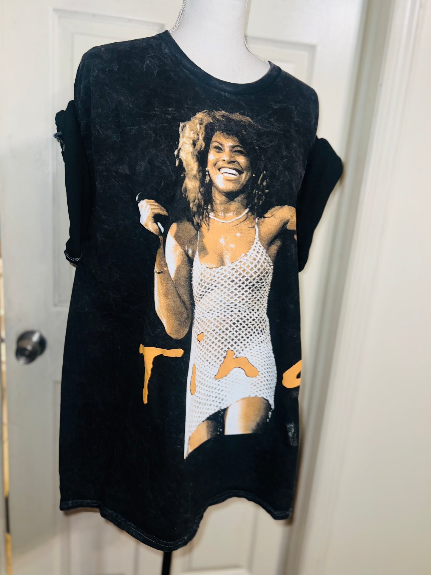 Tina Turner Oversized Distressed Tee
