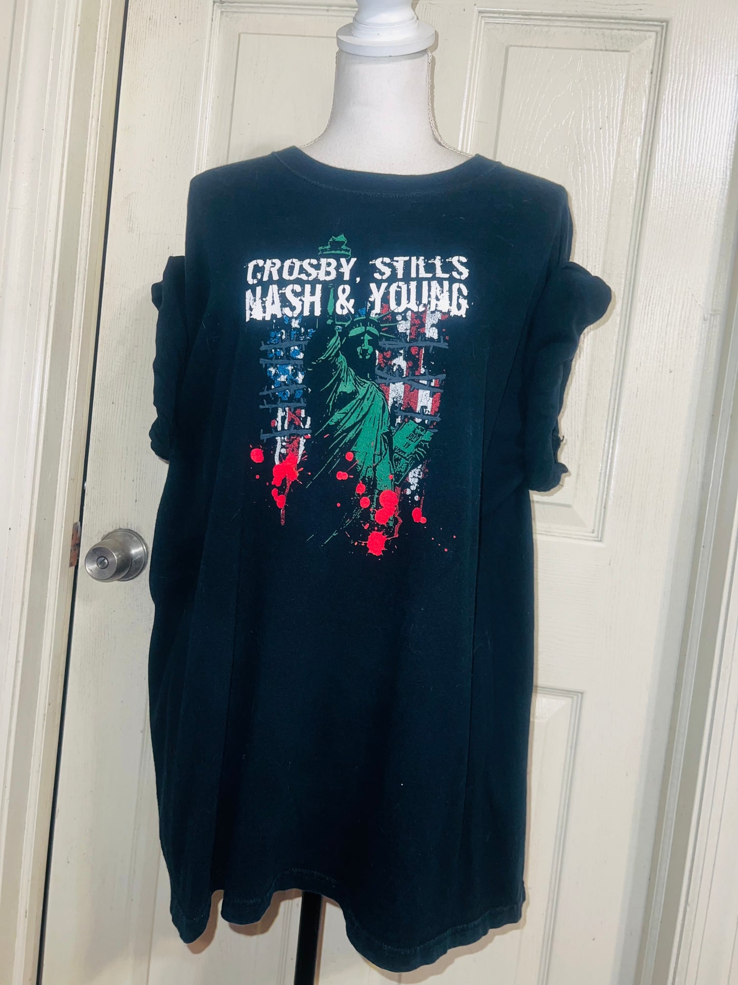 Crosby, Stills, Nash & Young Double Sided Vintage Tee