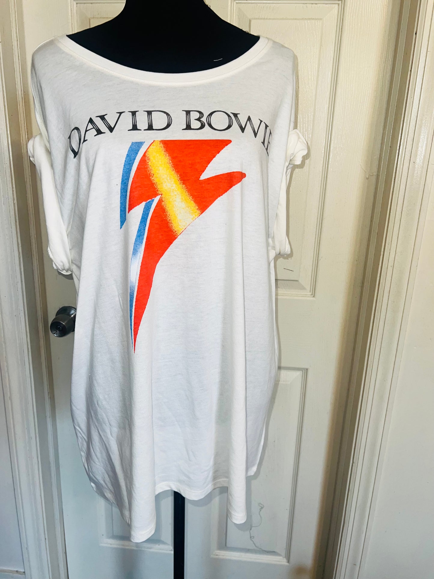 David Bowie Oversized Distressed Tee