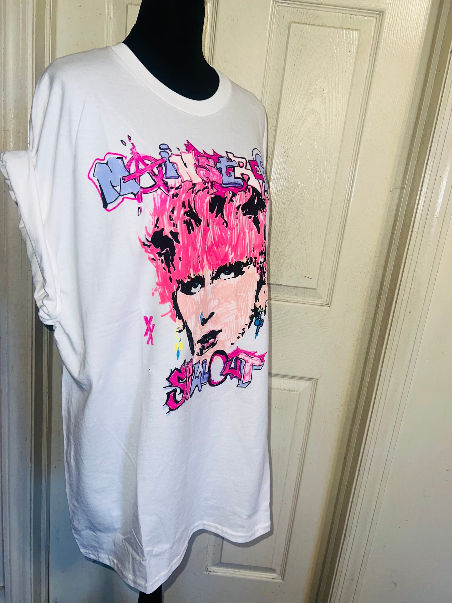 Machine Gun Kelly Oversized Distressed Tee