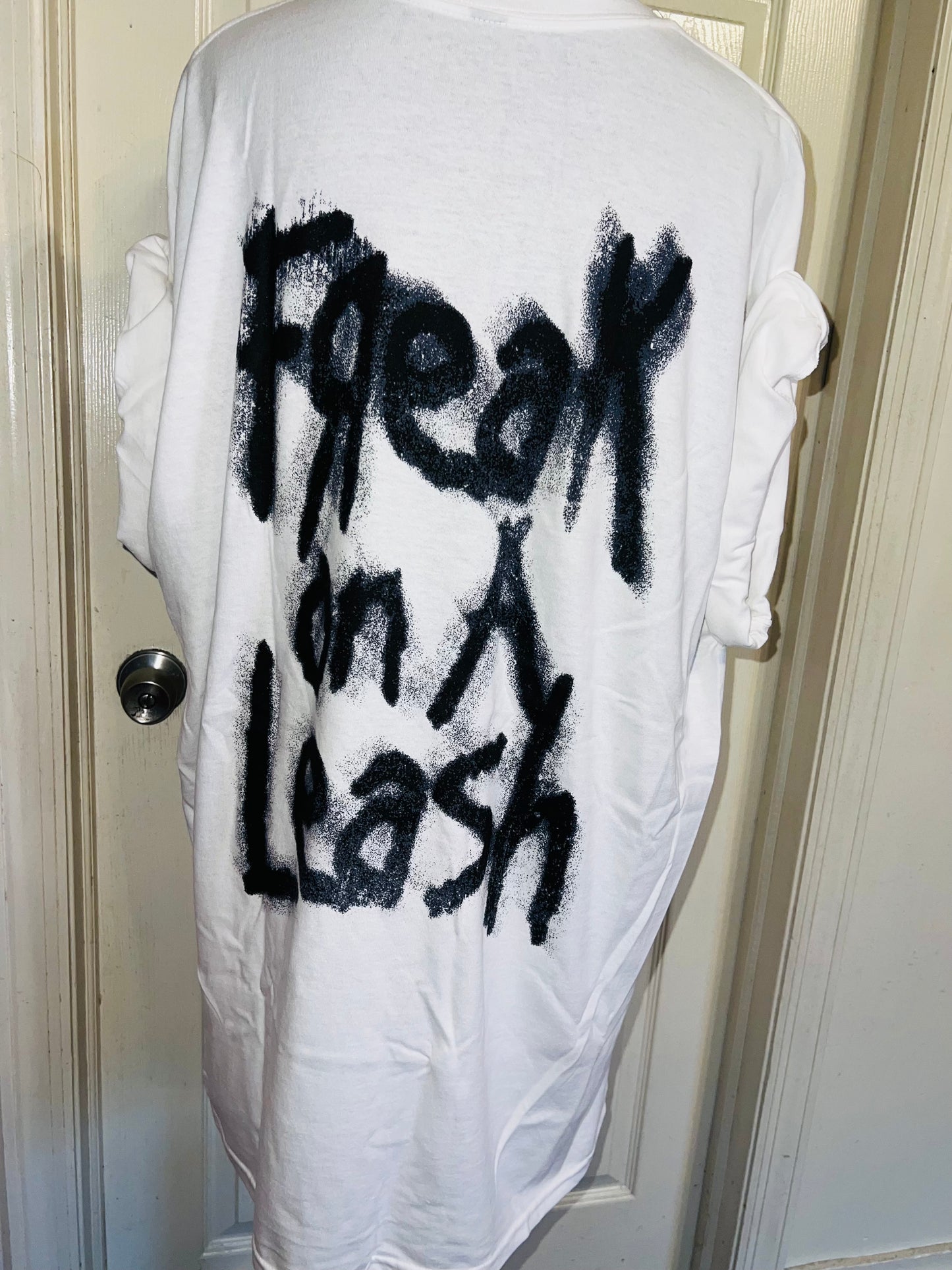 Korn Double Sided Oversized Distressed Tee