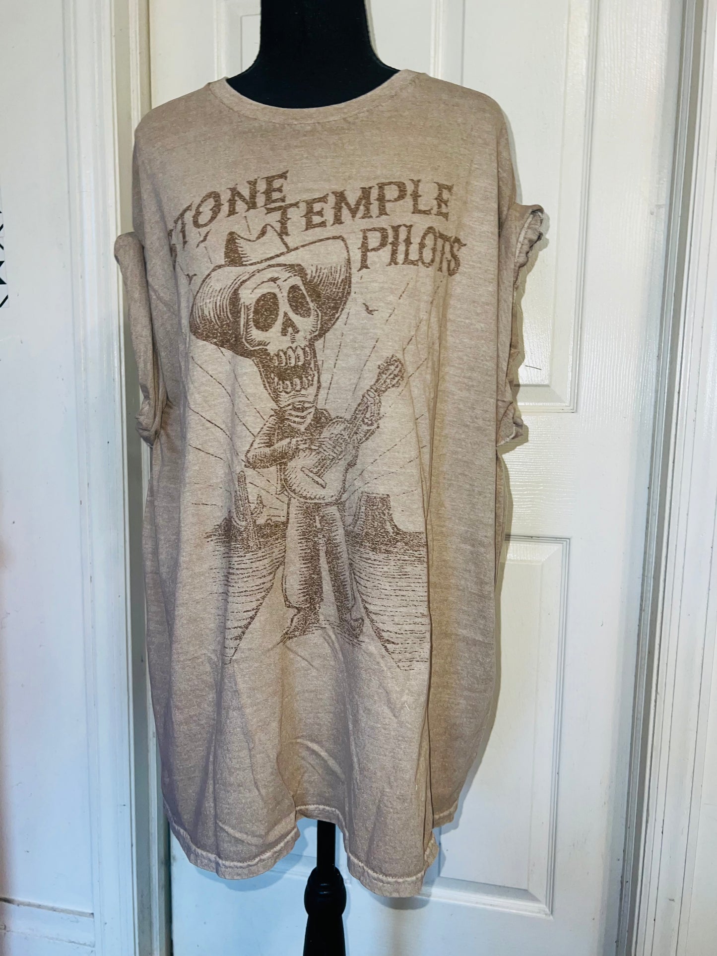 Stone Temple Pilots Oversized Distressed Tee