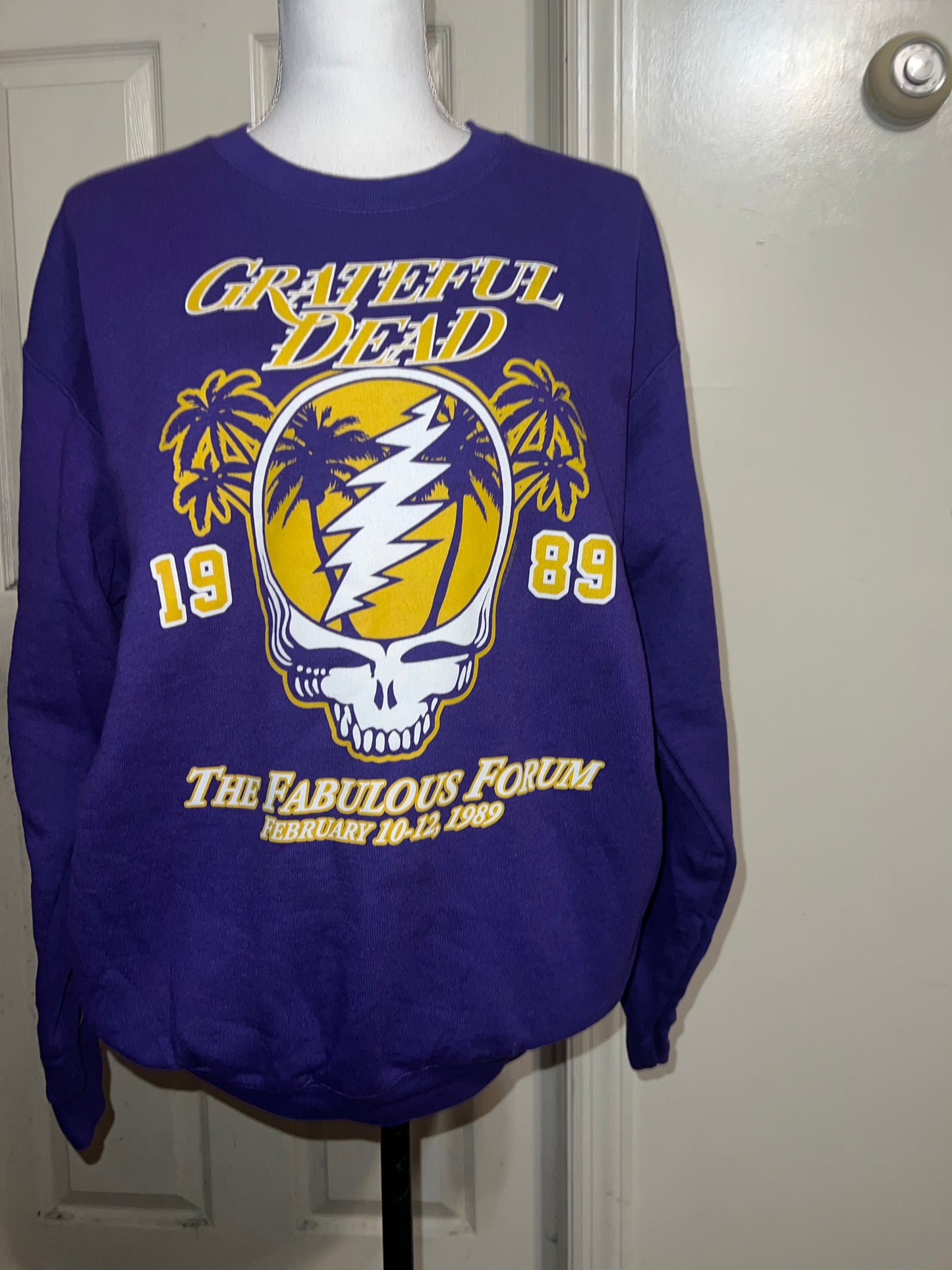 Grateful Dead Oversized Distressed Sweatshirt