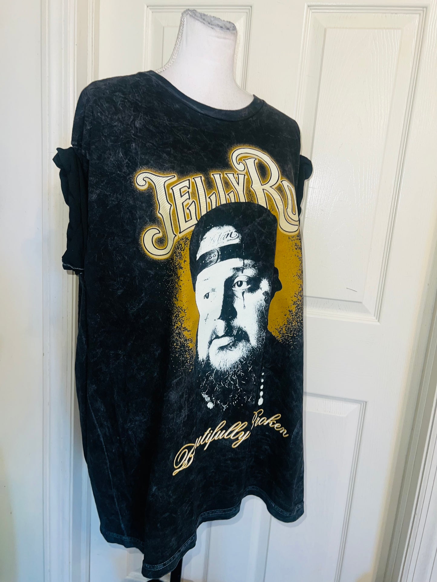 Jelly Roll Oversized Distressed Tee