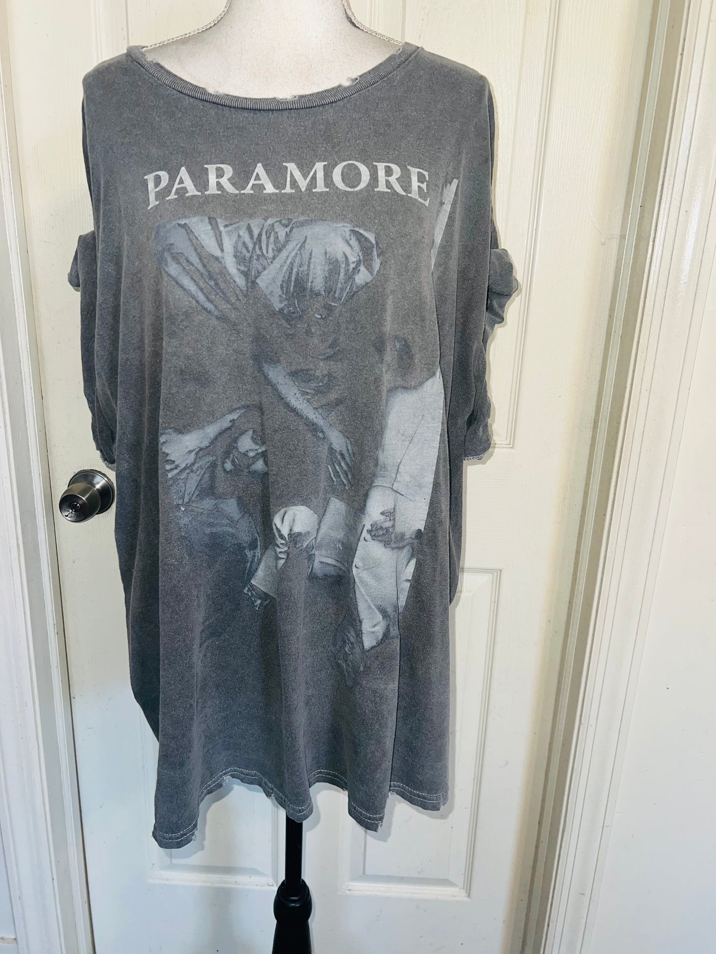 Paramore Oversized Distressed Tee