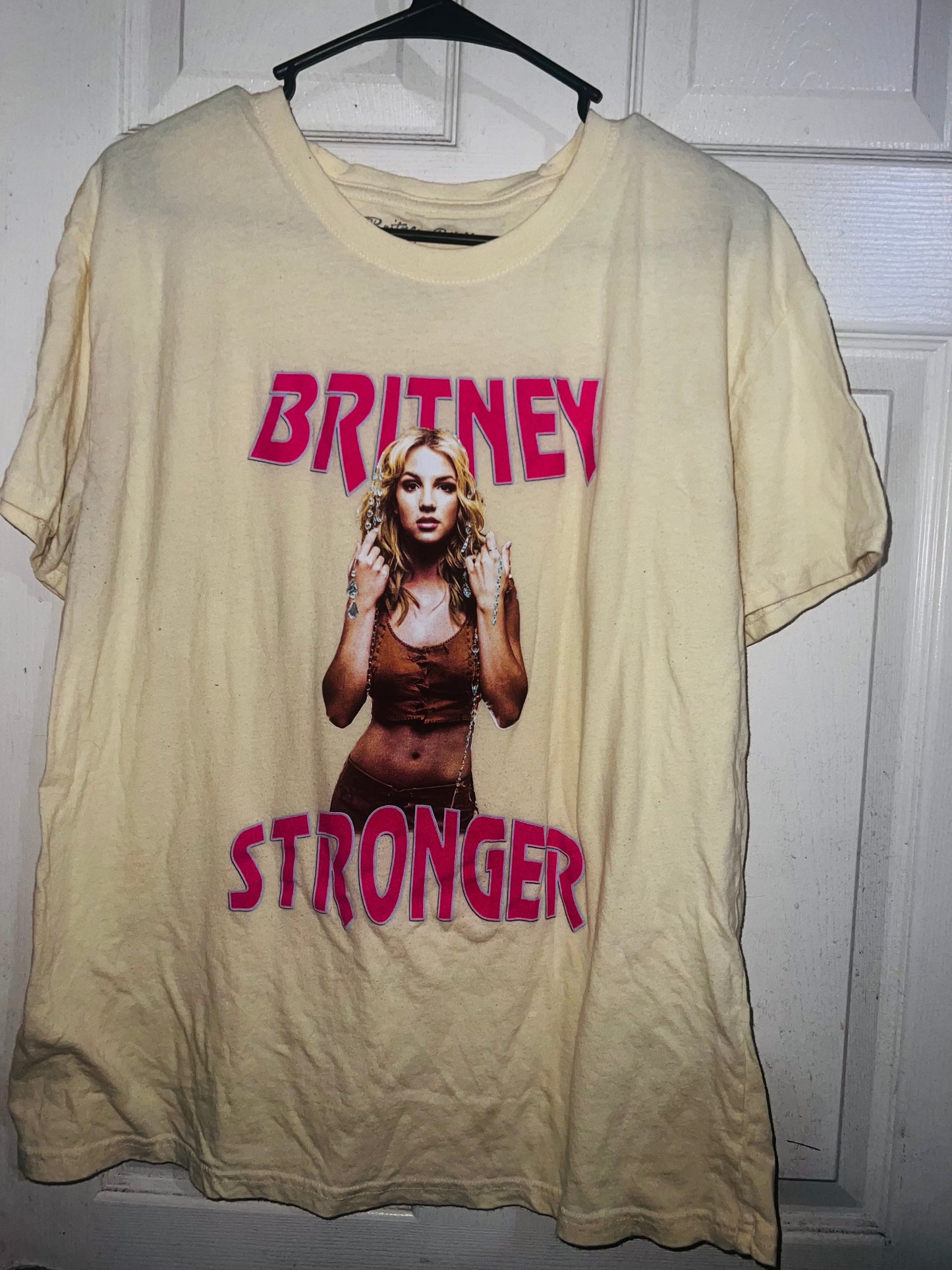 Britney Spears Stronger Distressed Tee