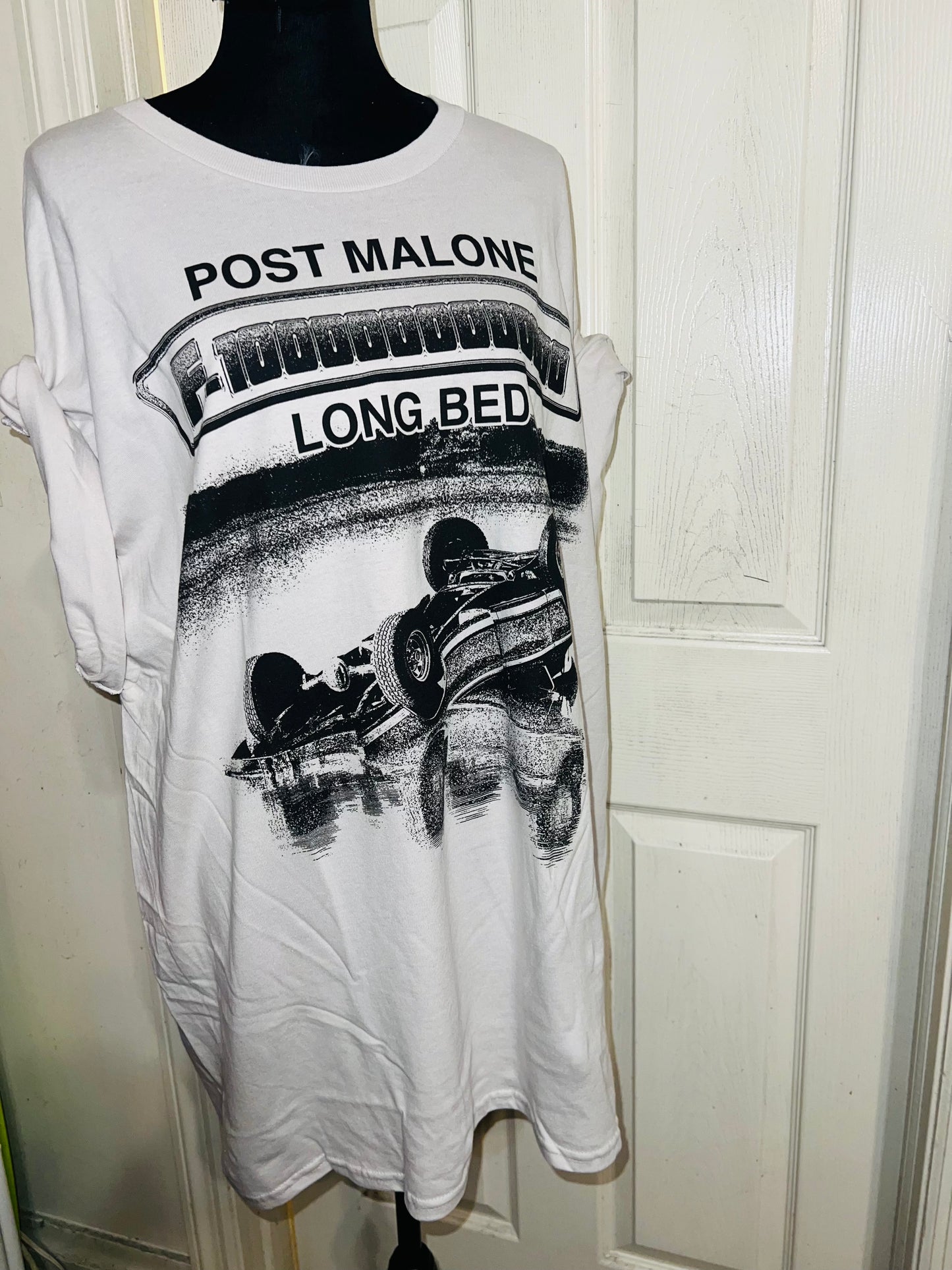 Post Malone Double Sided Oversized Distressed Tee
