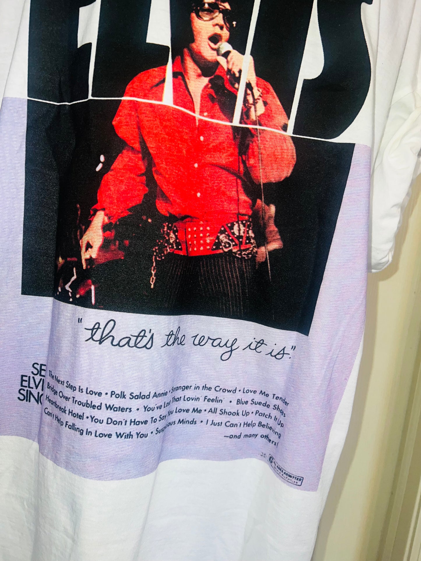 Elvis Double Sided Oversized Distressed Tee