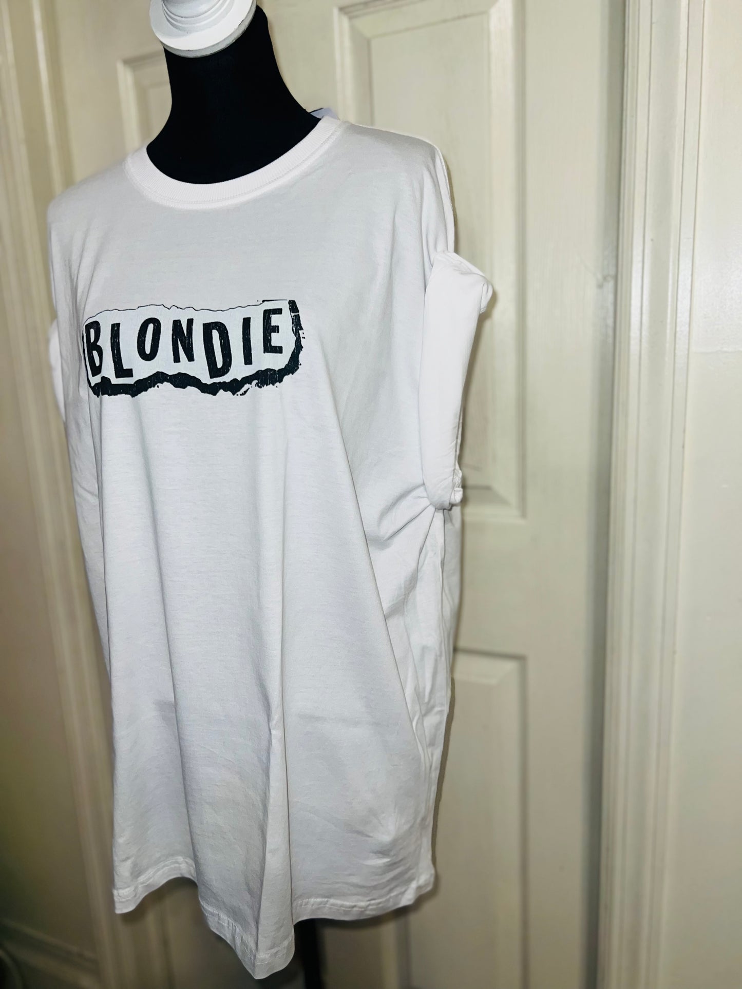 Blondie Double SIded Oversized Distressed Tee