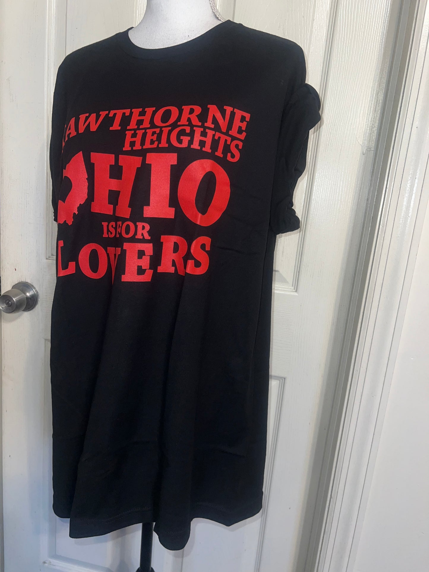 Hawthorne Heights Oversized Distressed Tee