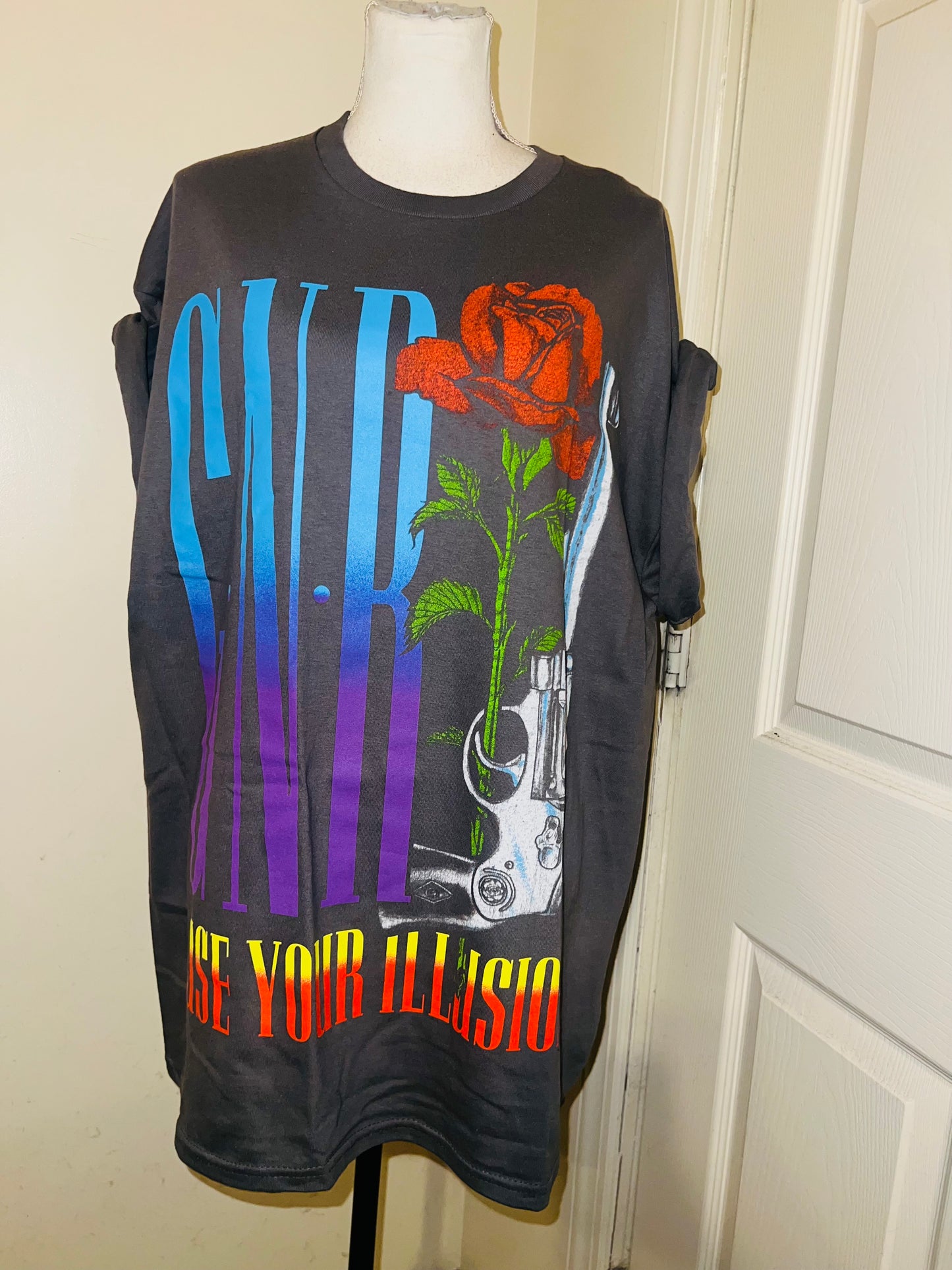 Guns N’ Roses Oversized Distressed Tee