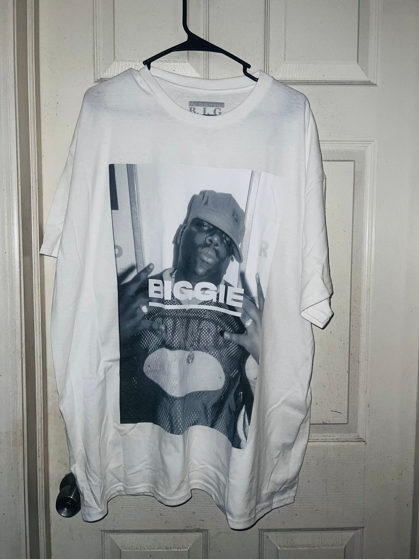Biggie Smalls Oversized Distressed Tee