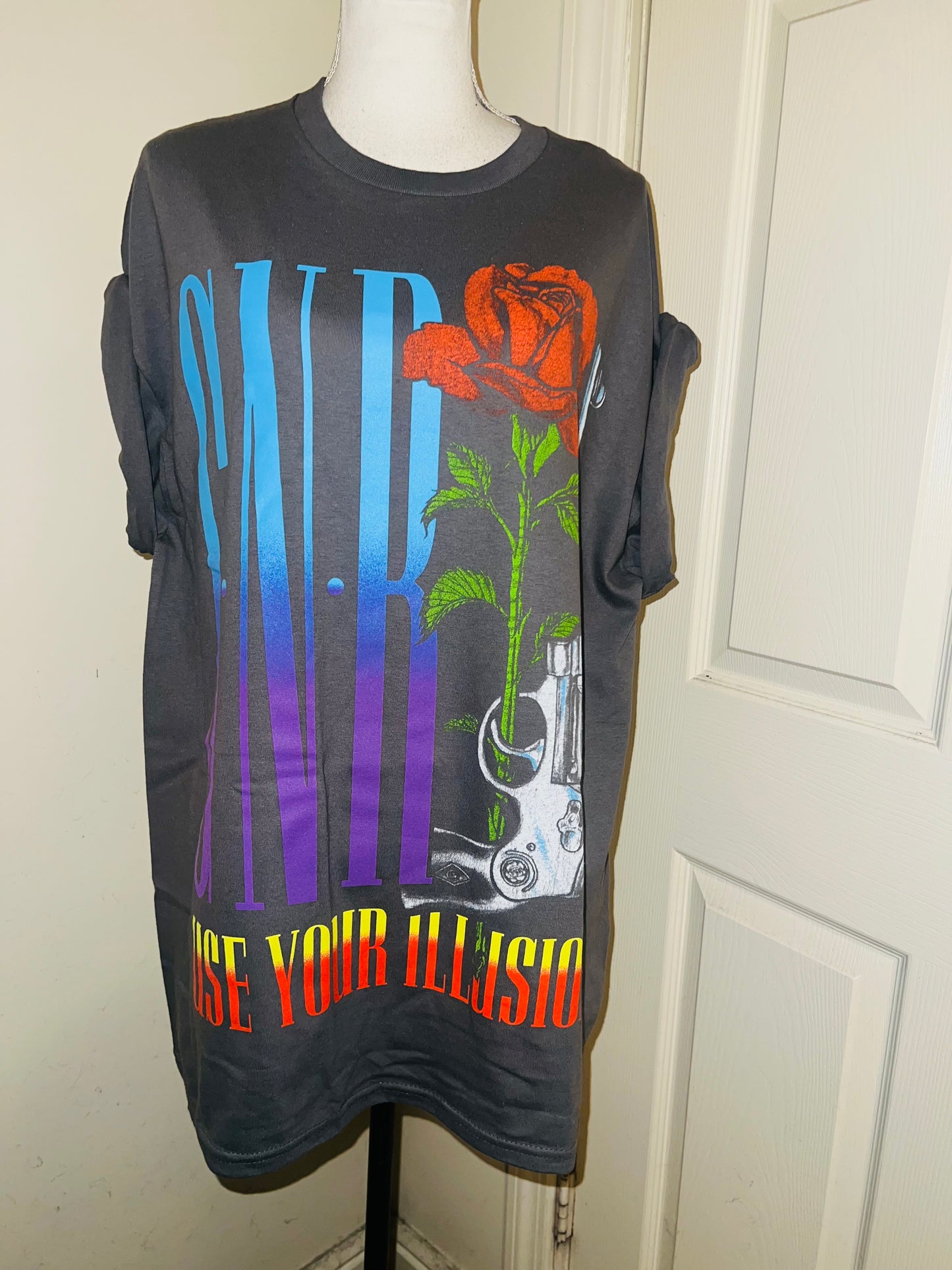 Guns N’ Roses Oversized Distressed Tee