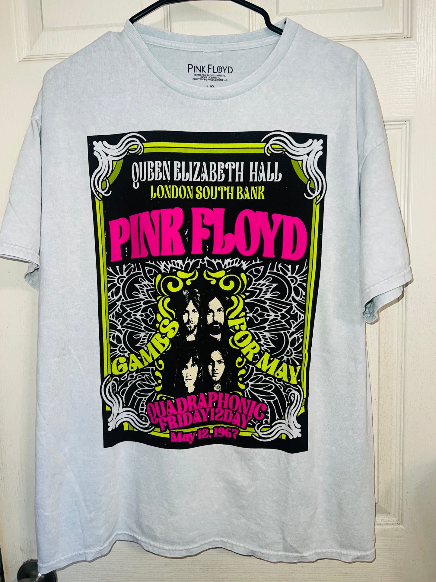 Pink Floyd Oversized Distressed Tee