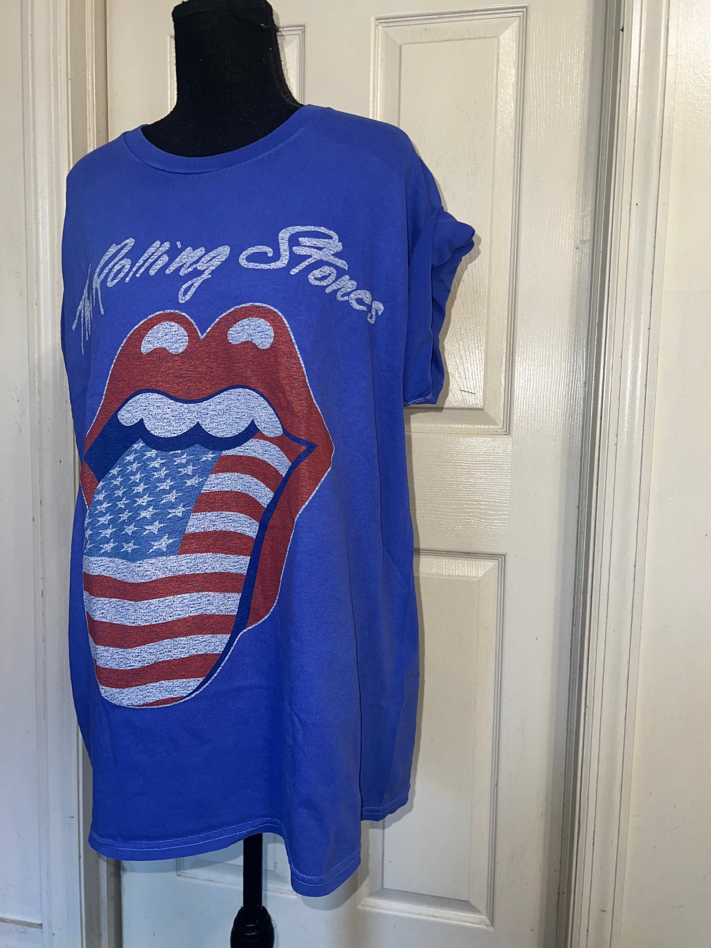 The Rolling Stones Oversized Distressed Tee