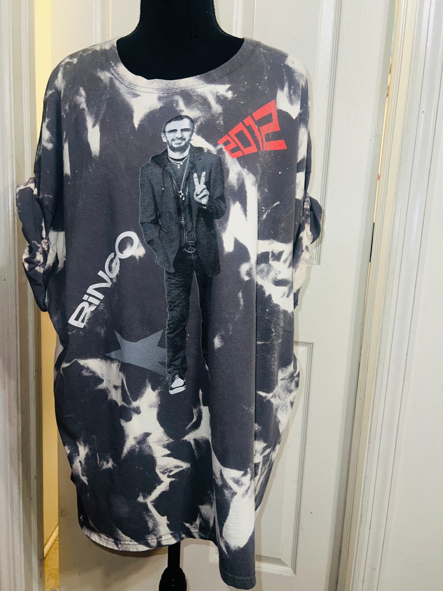 Bleached Ringo Starr Vintage Double Sided Tee