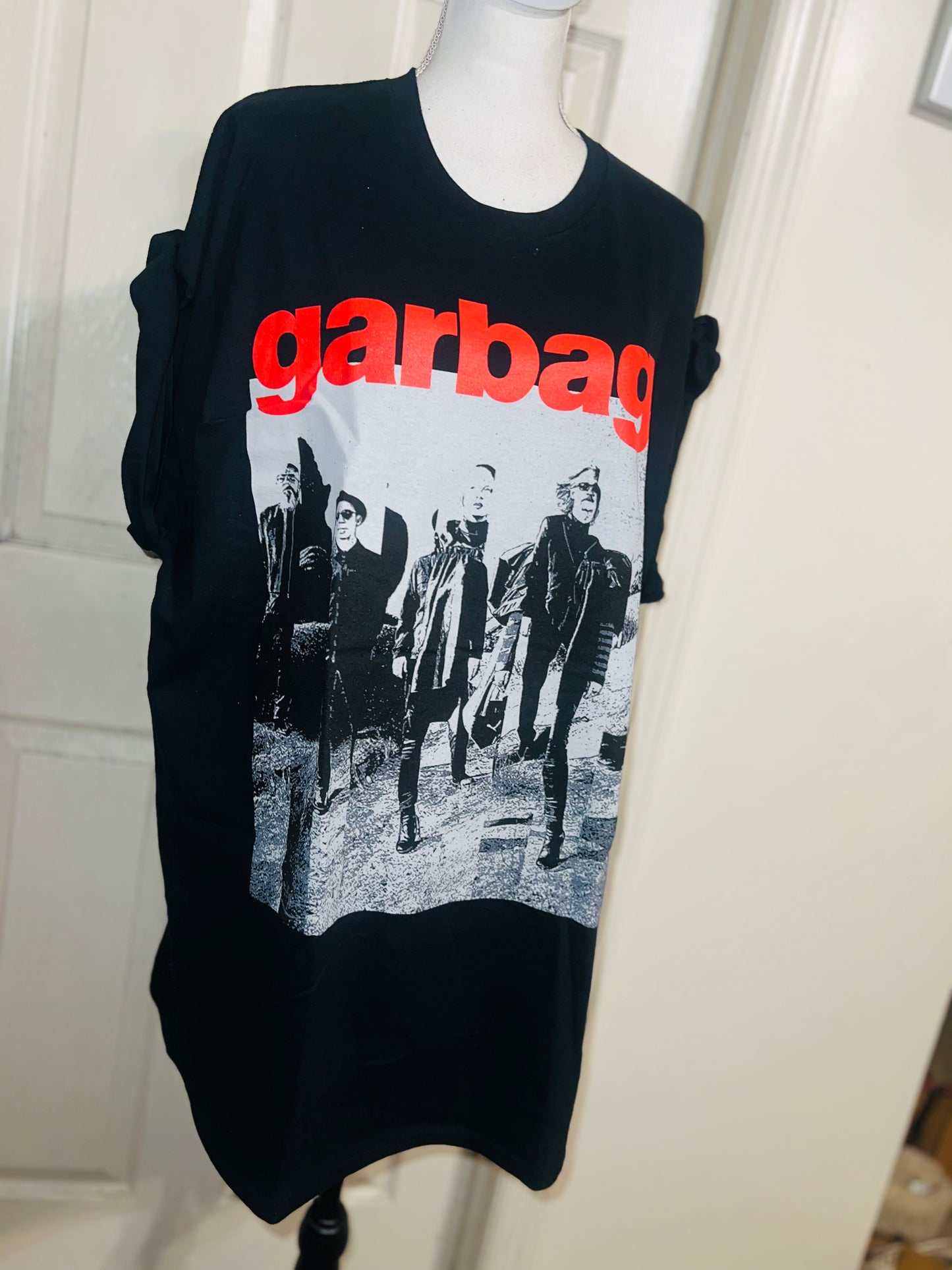 Garbage Oversized Distressed Tee