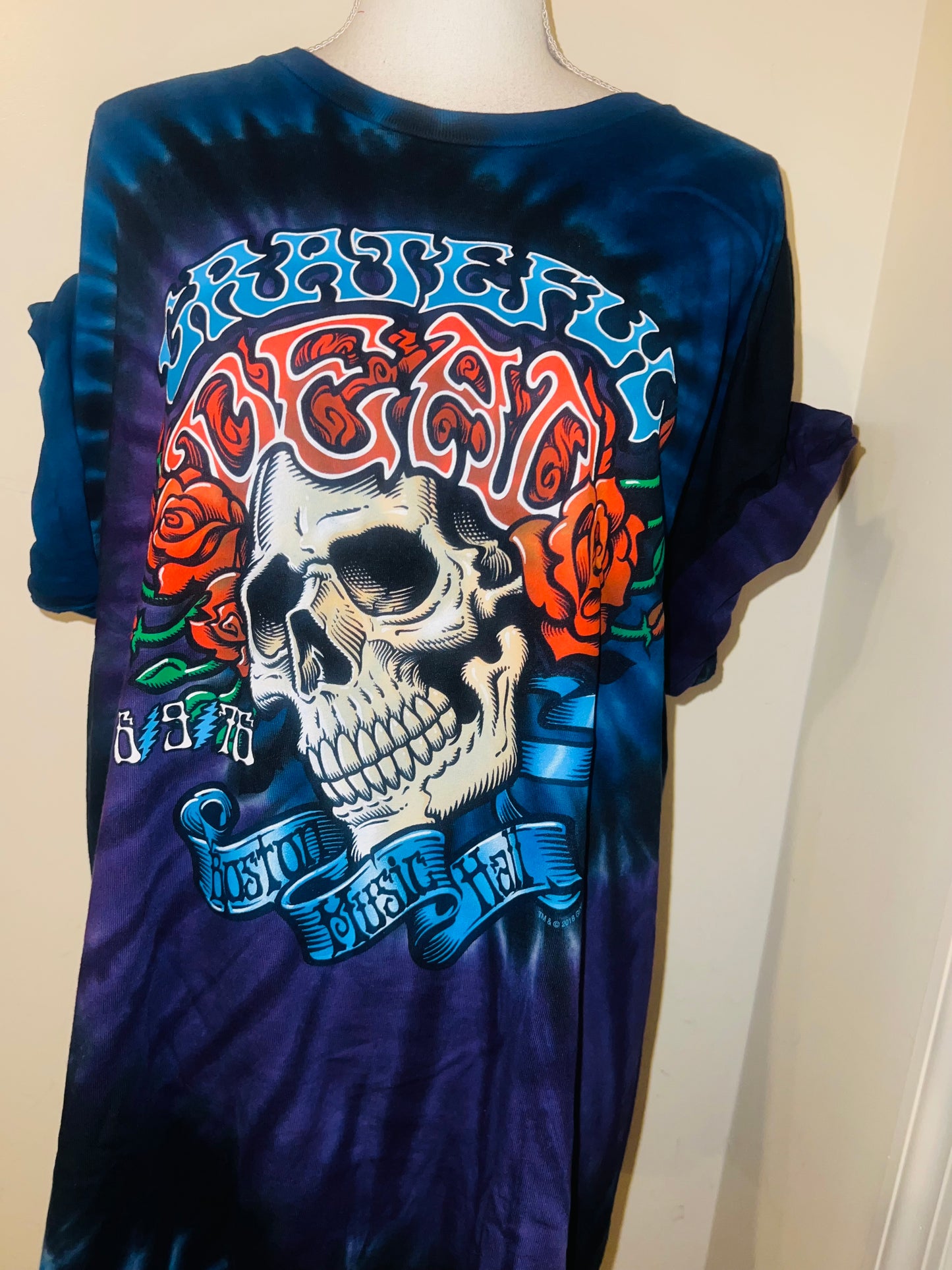 Grateful Dead Boston Oversized Distressed Tee