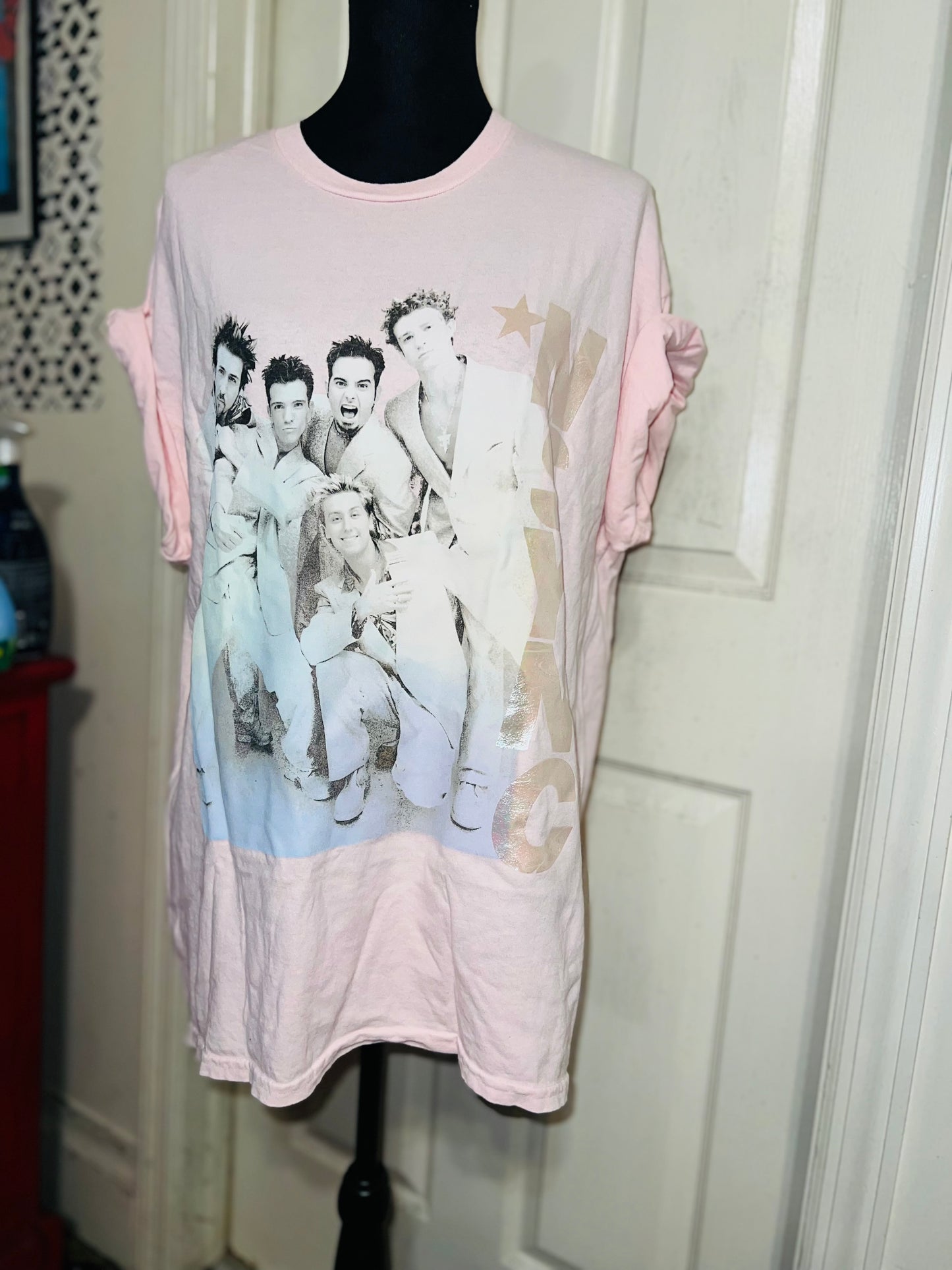 NSYNC Oversized Distressed Tee