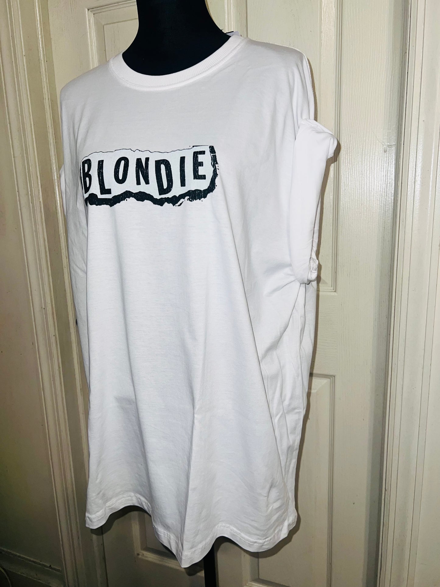 Blondie Double SIded Oversized Distressed Tee