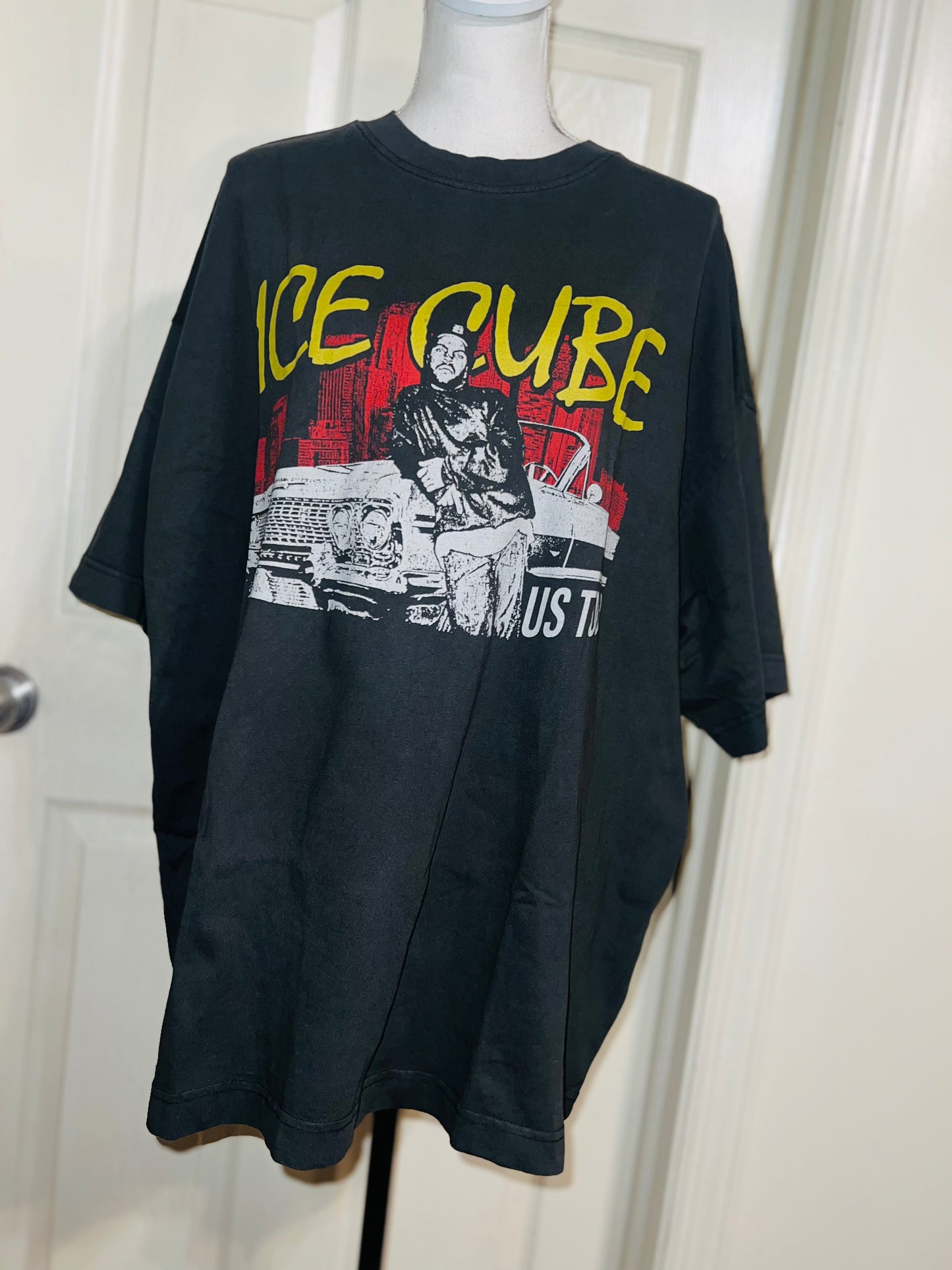 Ice Cube Double Sided Oversized Distressed Tee