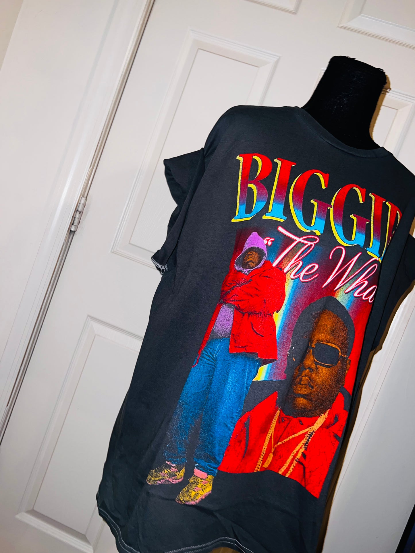 Biggie Smalls Oversized Distressed Tee