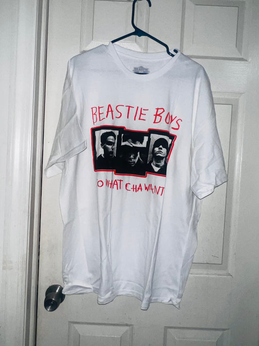 Beastie Boys Oversized Distressed Tee