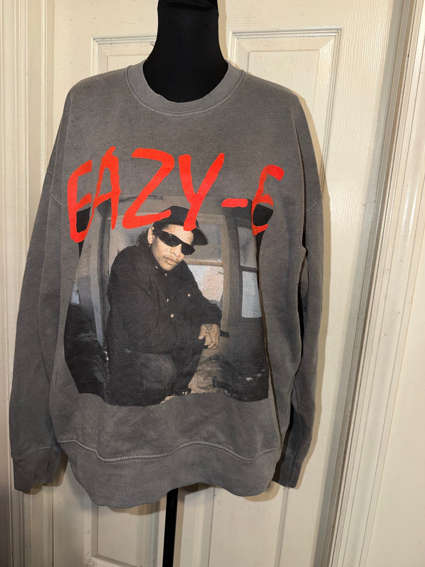 Eazy-E Oversized Distressed Sweatshirt