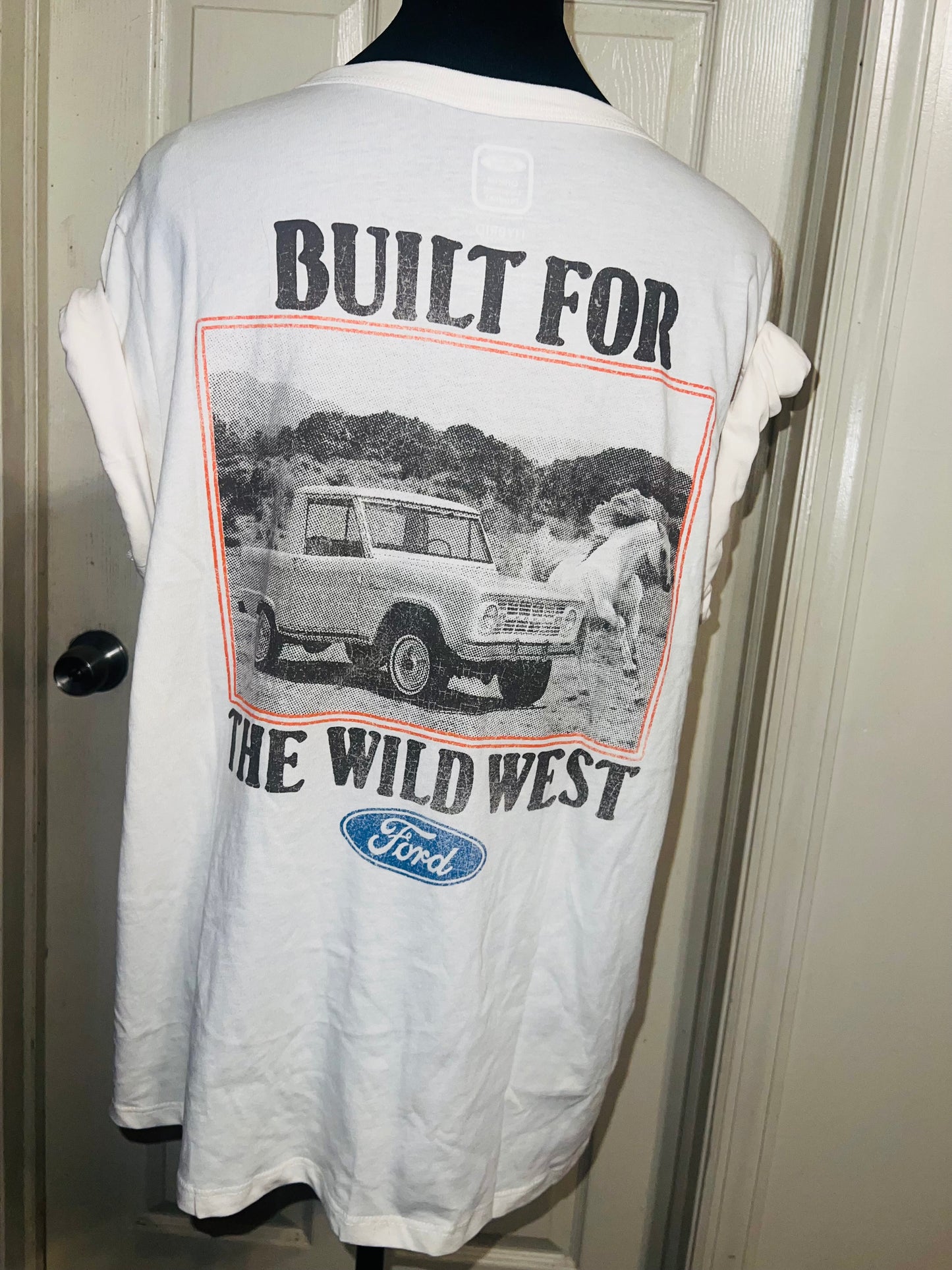 Ford Bronco Wild West Double Sided Distressed Tee