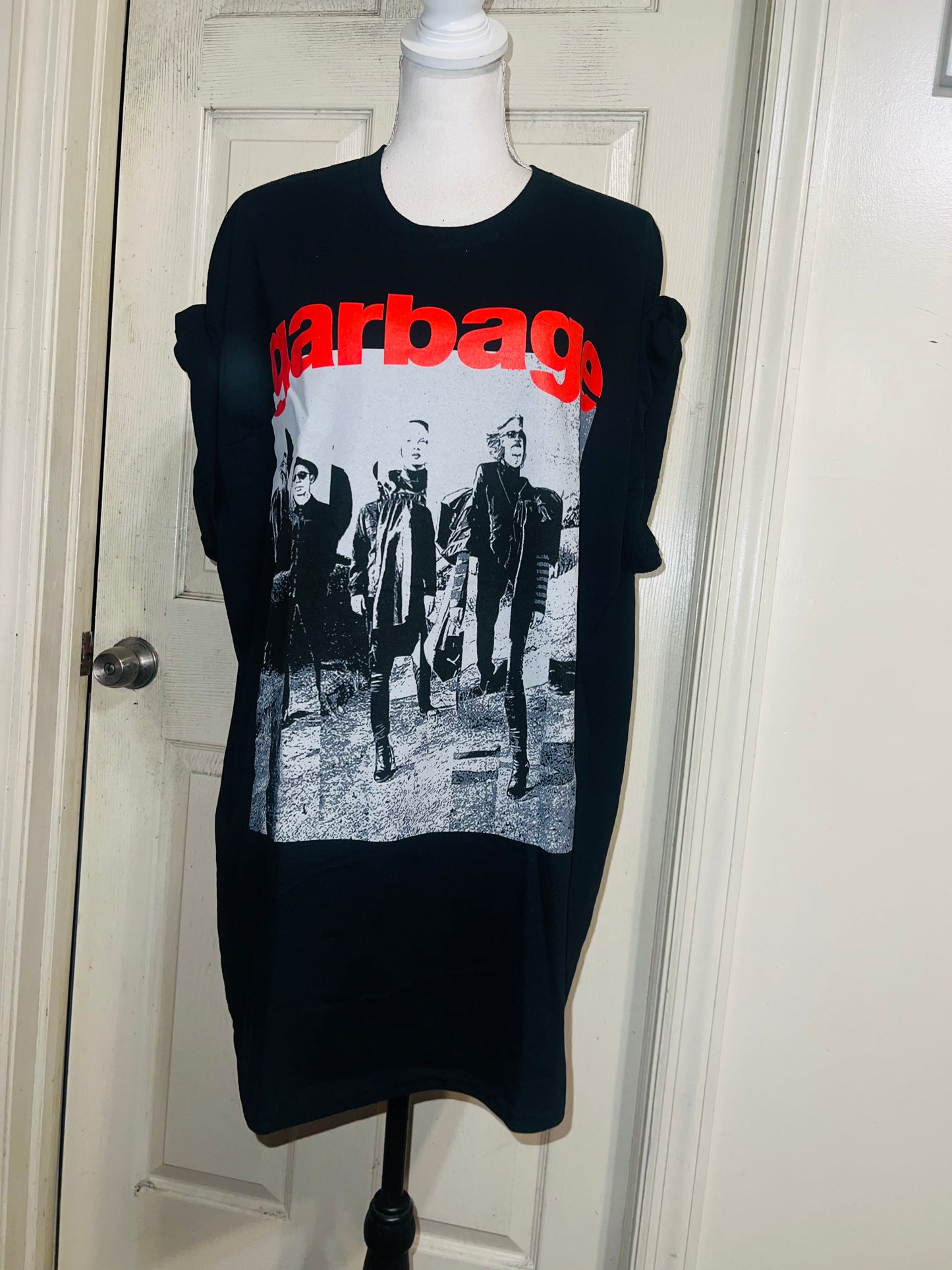 Garbage Oversized Distressed Tee
