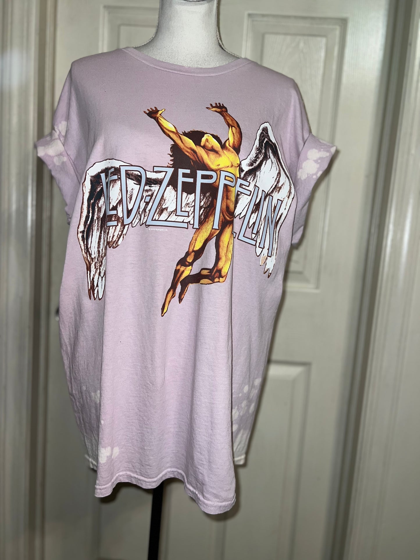 Led Zeppelin Oversized Distressed T-Shirt