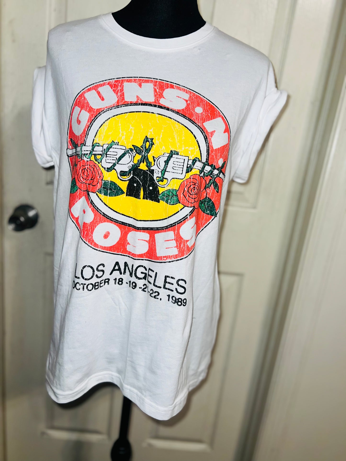 Guns n Roses Oversized Distressed Tee