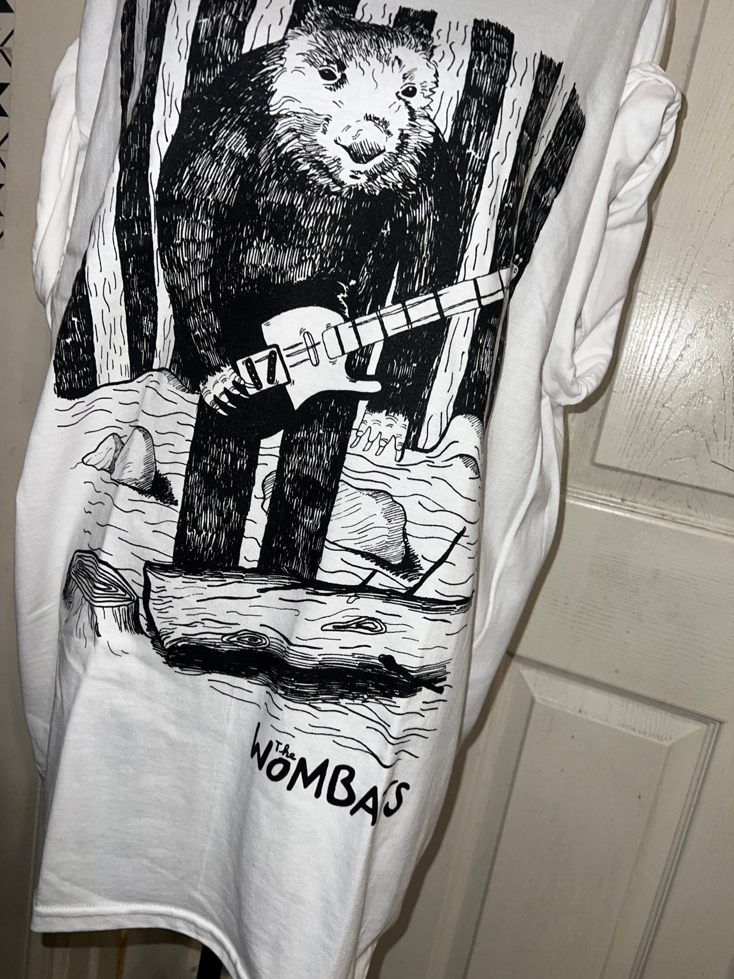 The Wombats Oversized Distressed Tee
