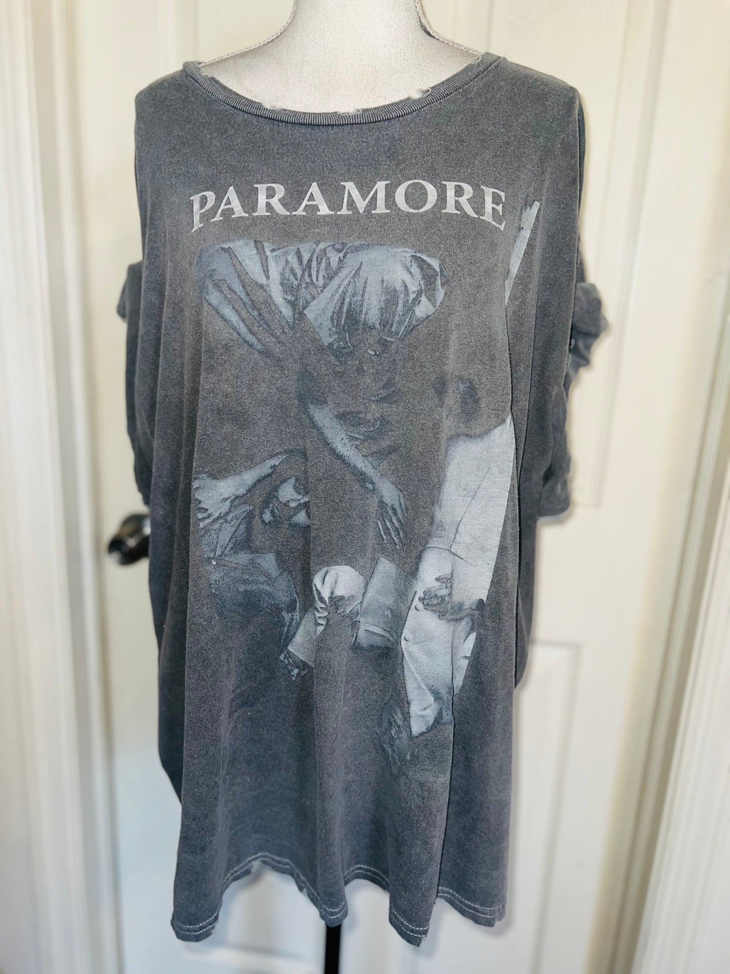Paramore Oversized Distressed Tee