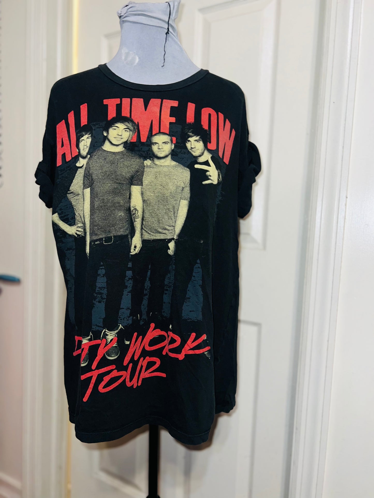 All Time Low Vintage Oversized Double Sided Tee