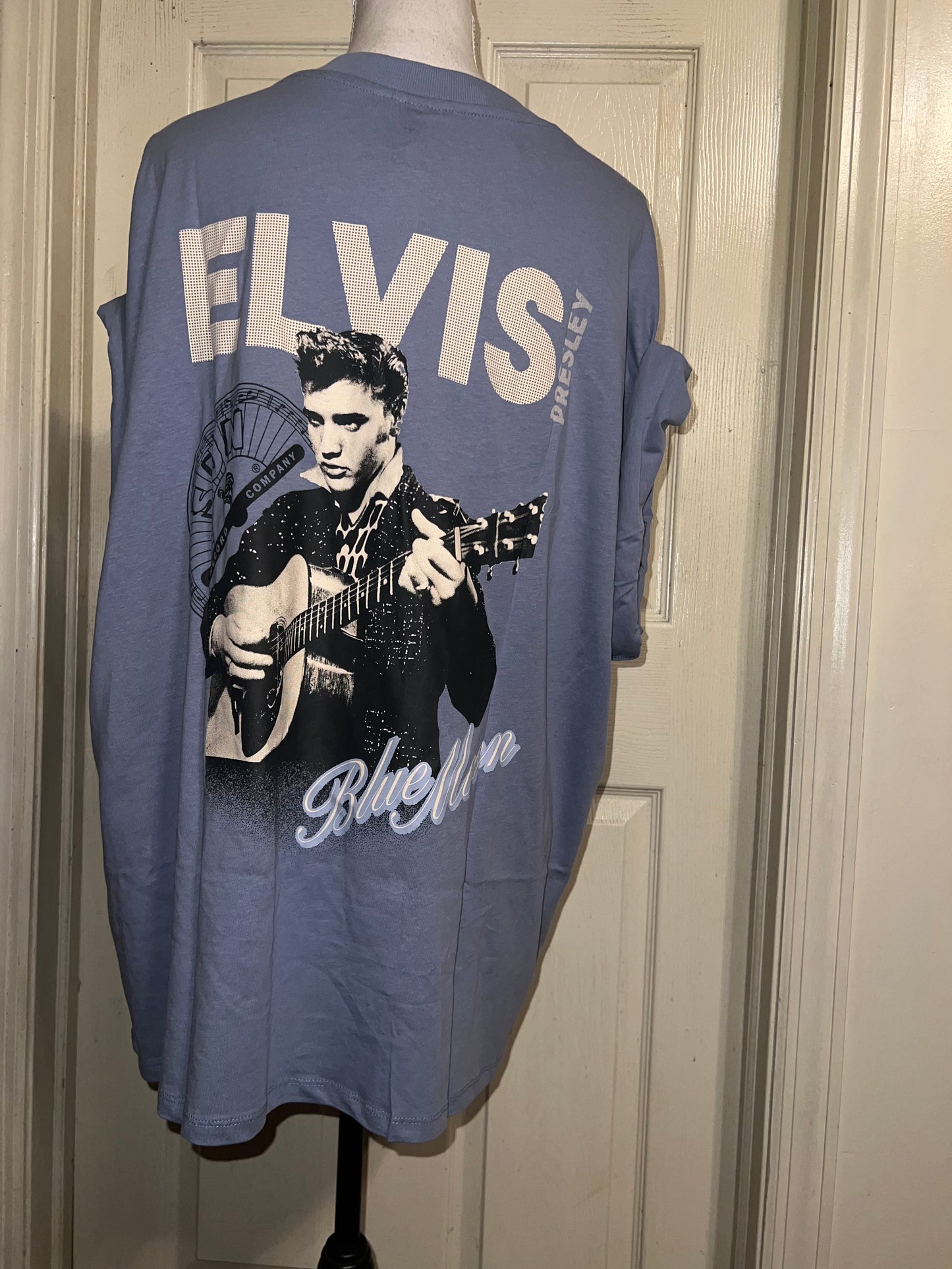 Elvis Double Sided Oversized Distressed Tee
