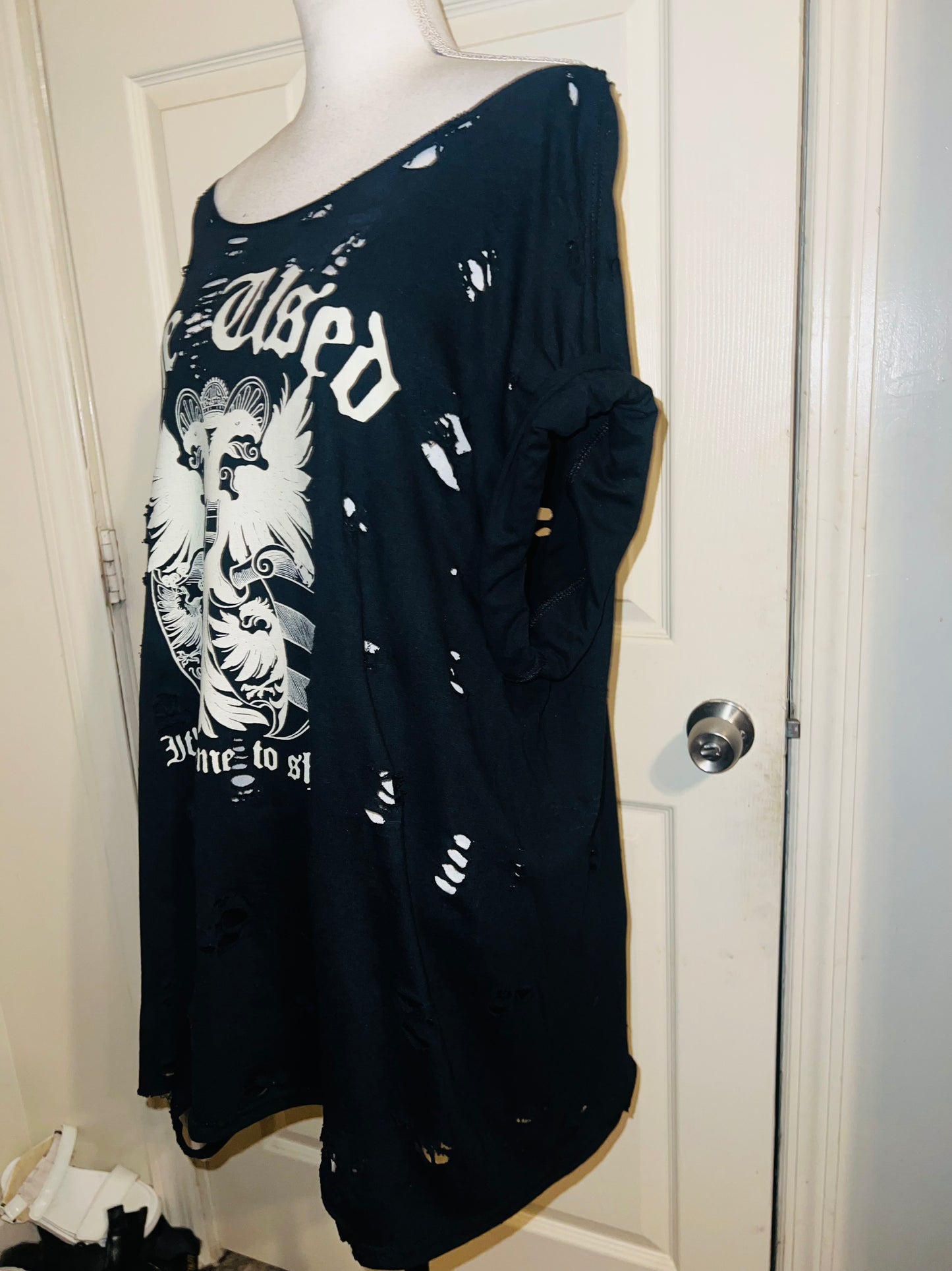 The Used Oversized Distressed Tee