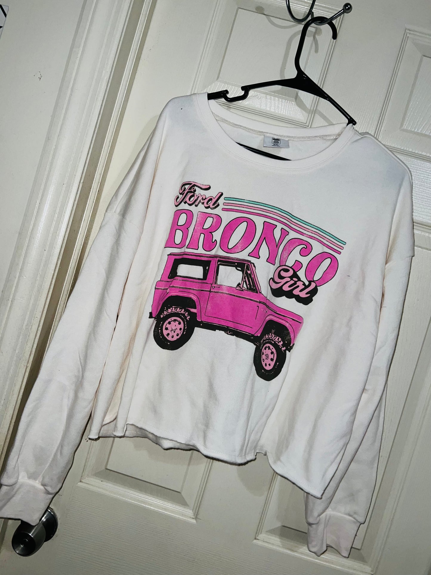 Ford Bronco Oversized Distressed Sweatshirt