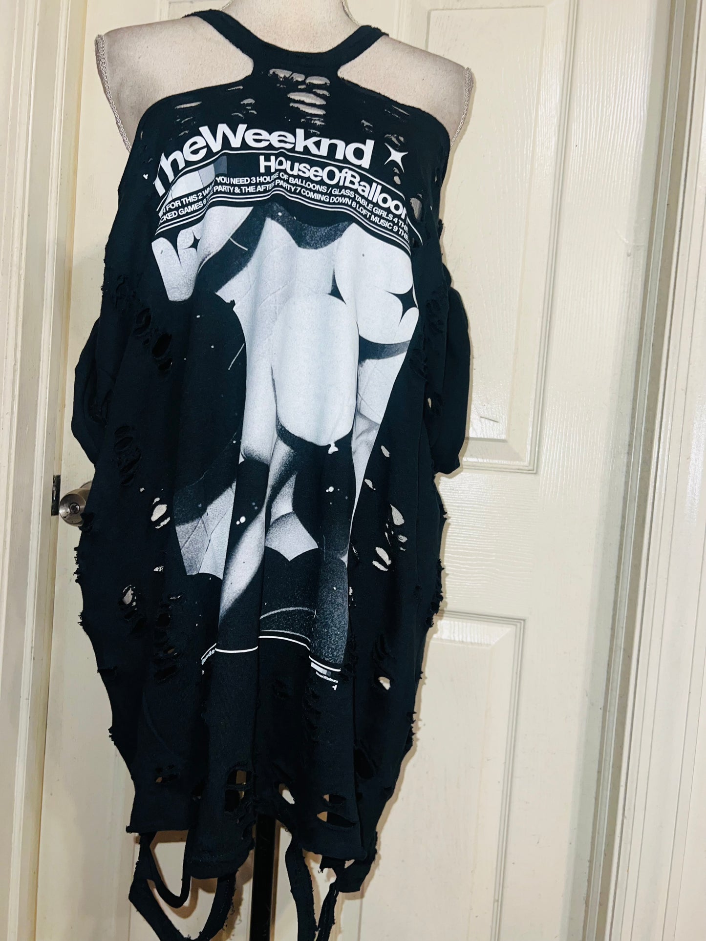The Weeknd HOB Oversized Distressed Tee
