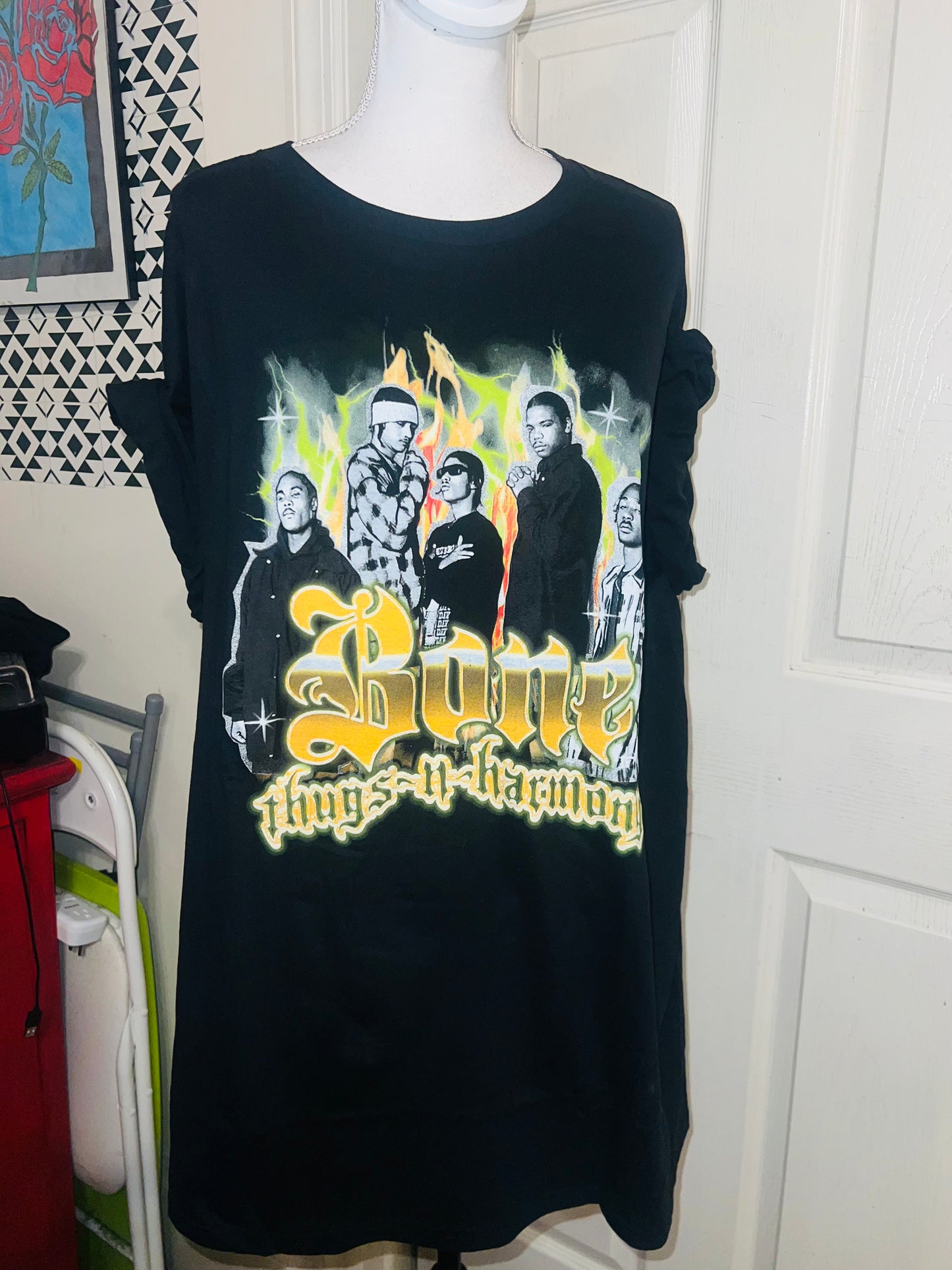 Bone Thugs n Harmony Oversized Distressed Tee