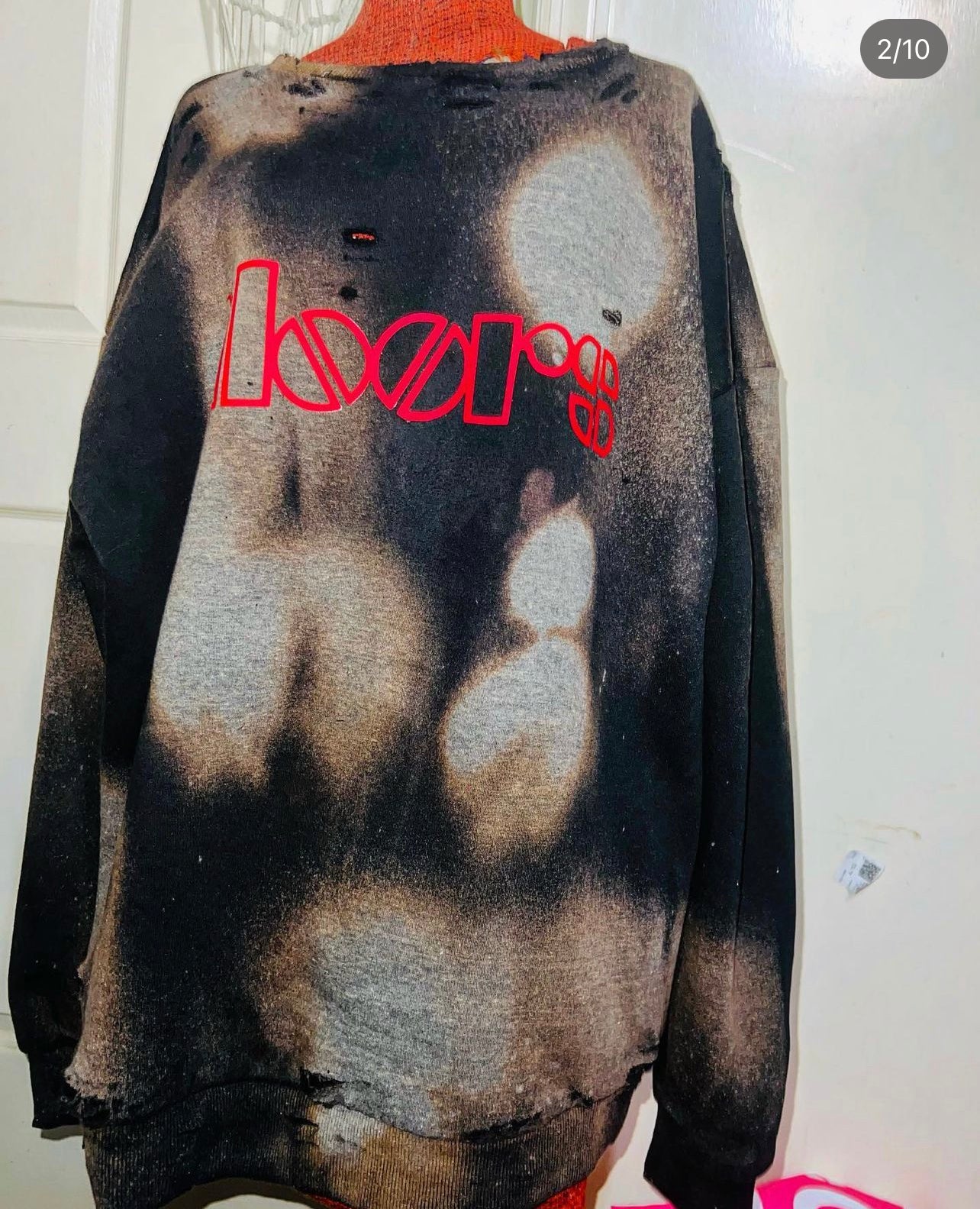 The Doors Oversized Distressed Sweatshirt