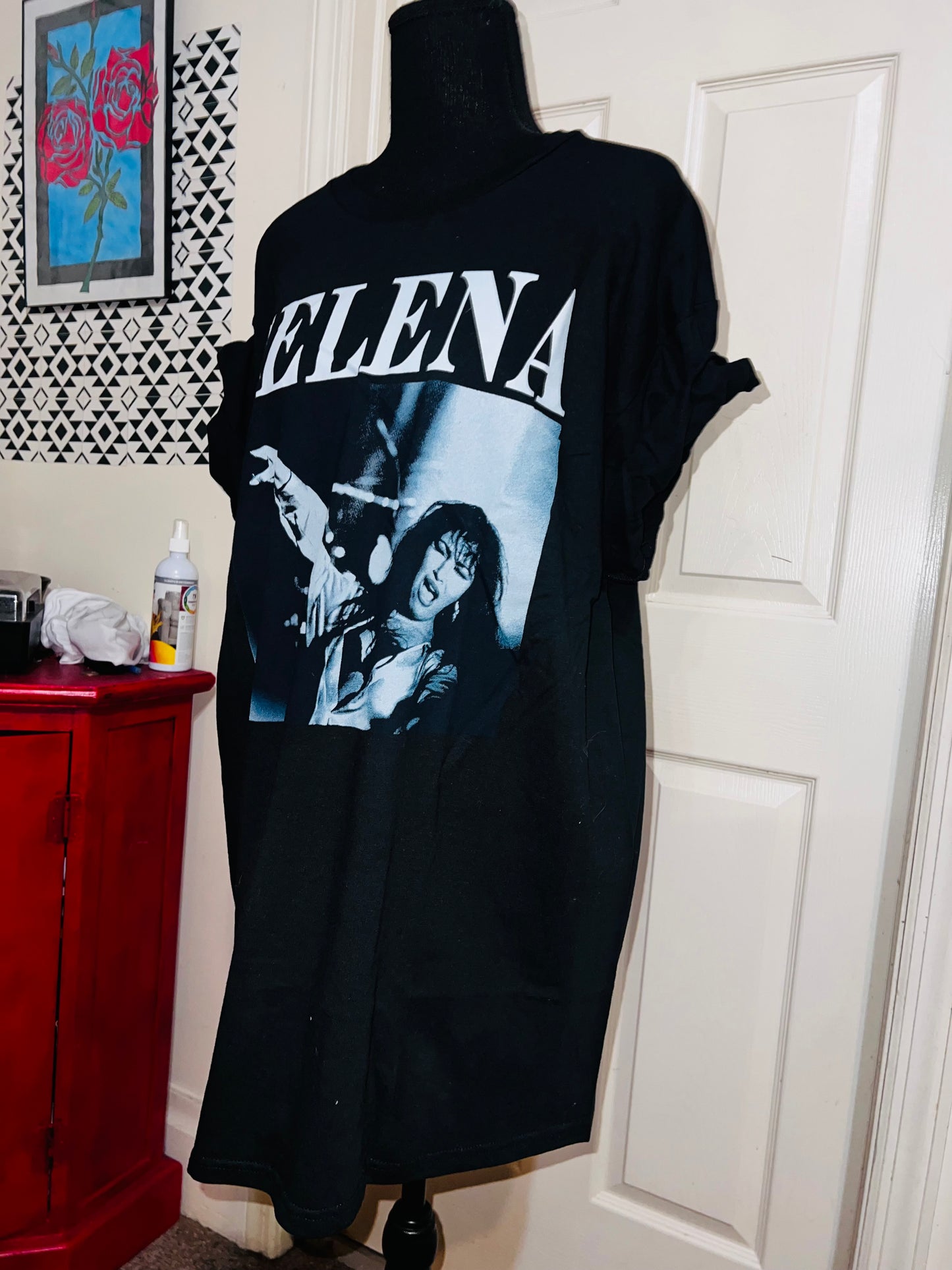 Selena Oversized Distressed Tee