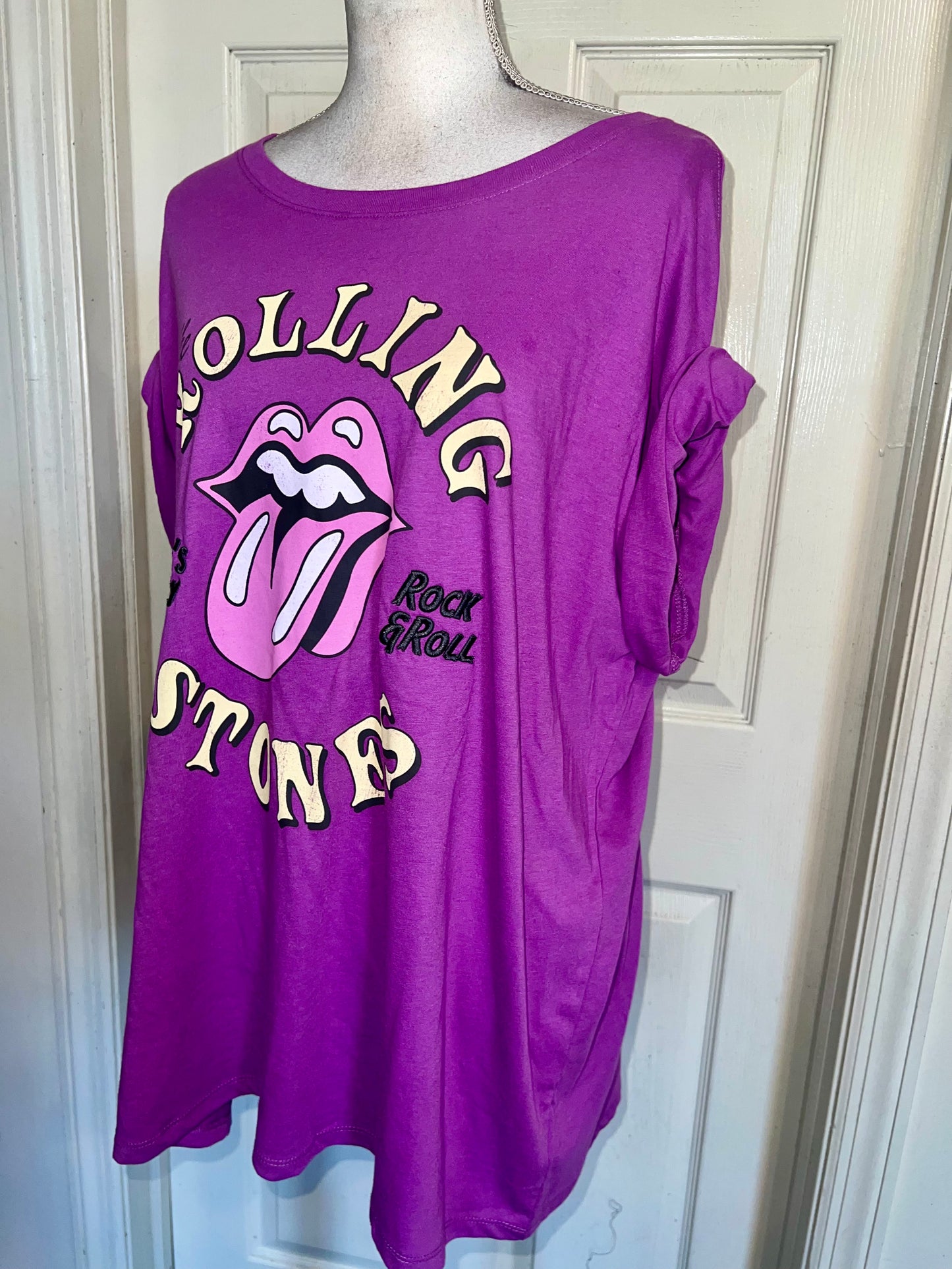 The Rolling Stones Oversized Distressed Tee