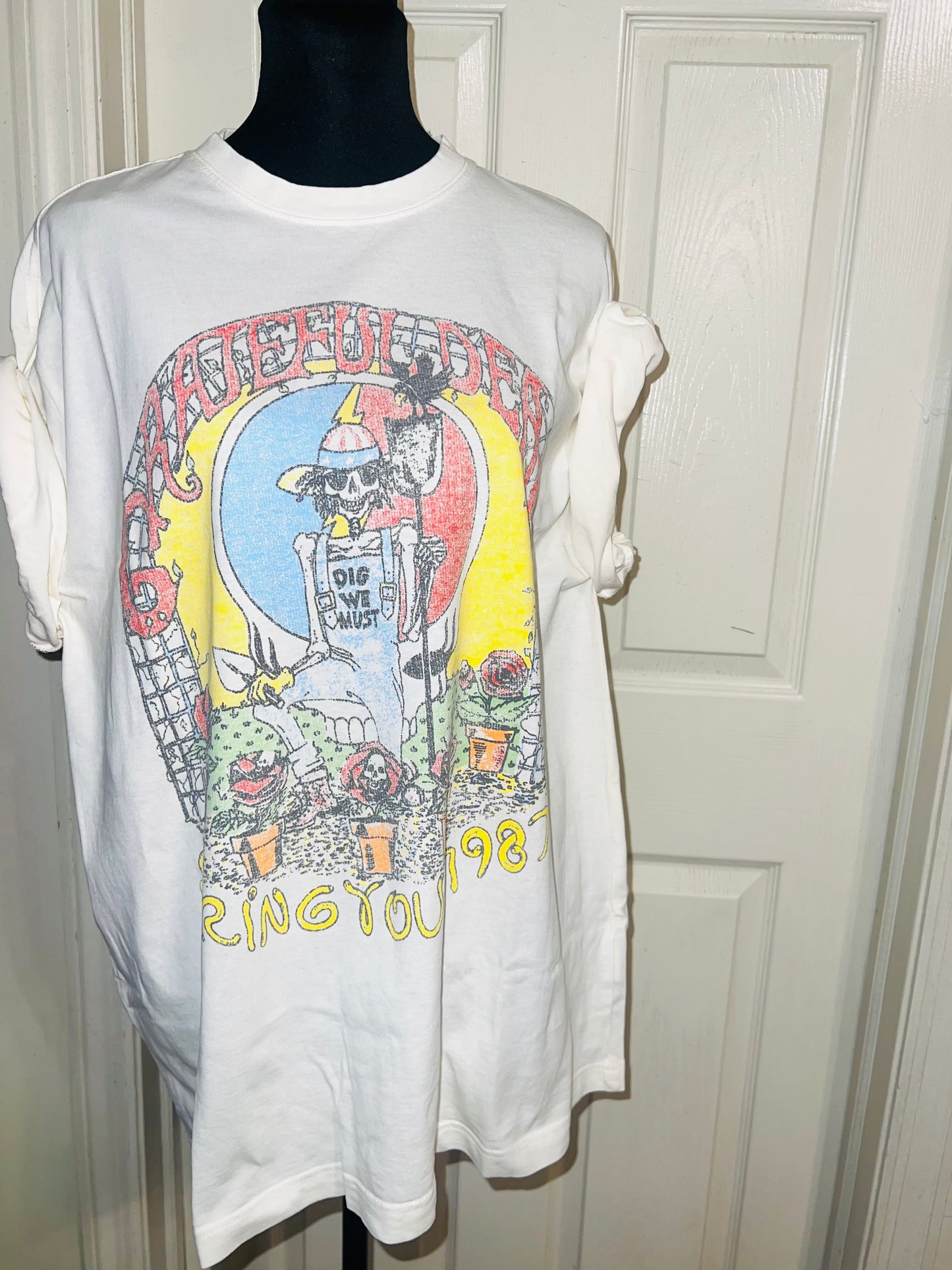 Grateful Dead Oversized Distressed Tee