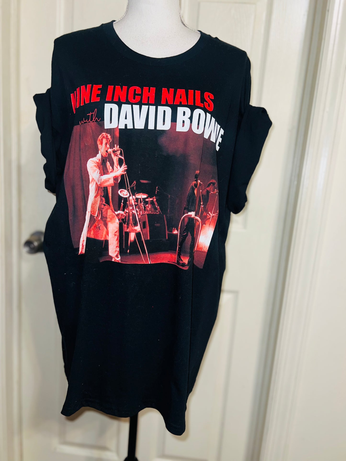 Nine Inch Nails and David Bowie Oversized Tee