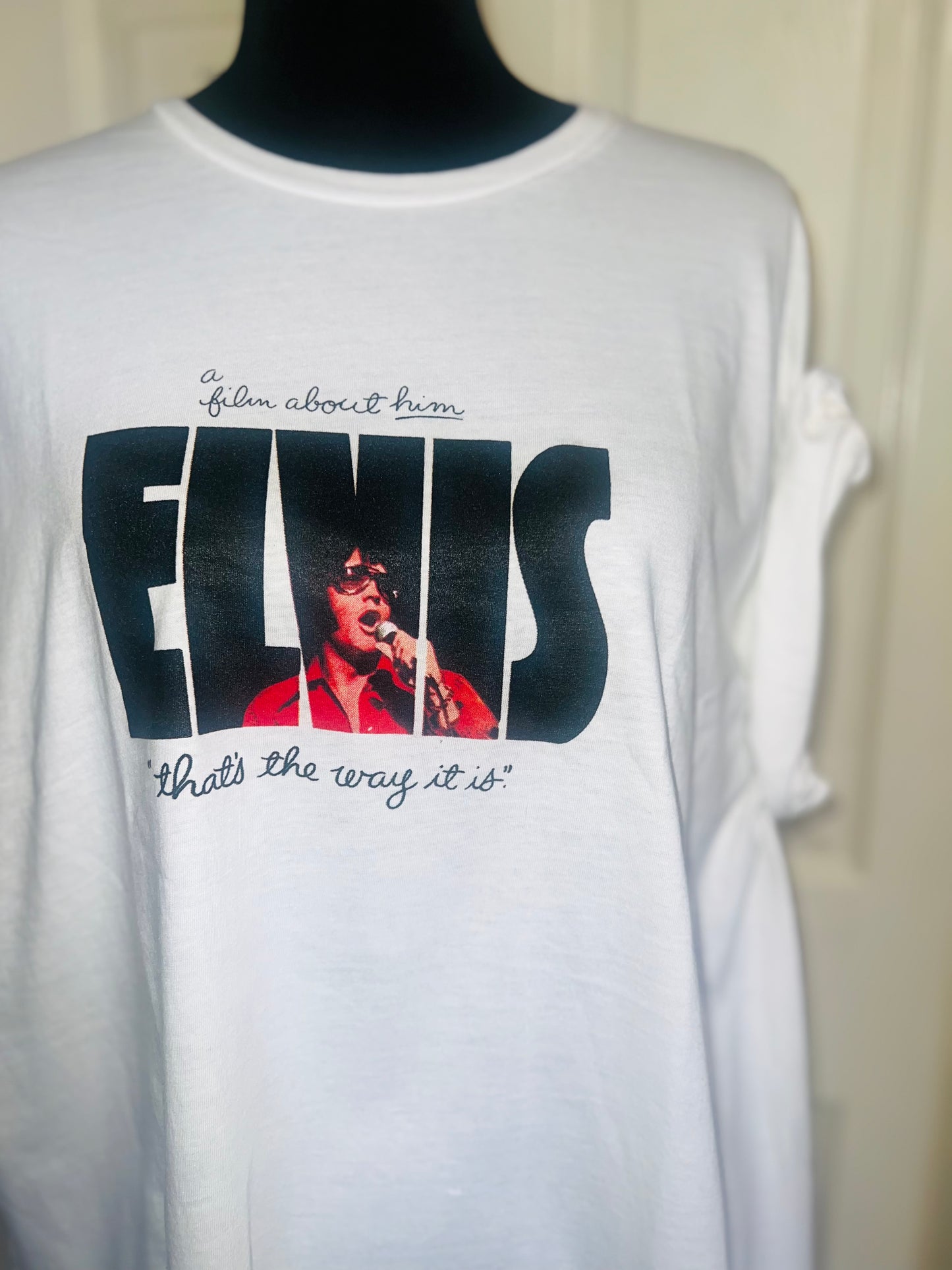 Elvis Double Sided Oversized Distressed Tee