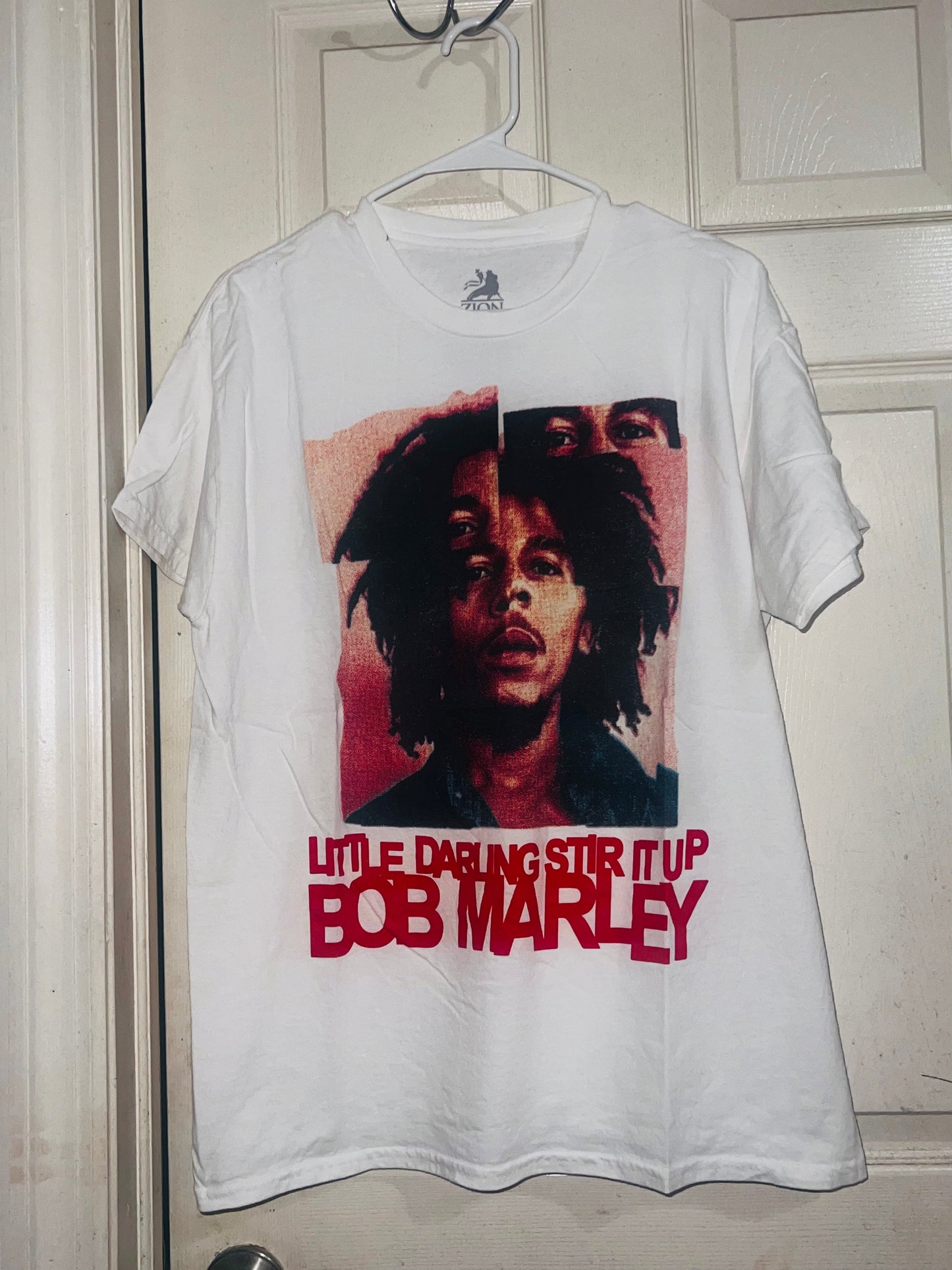 Bob Marley Oversized Distressed Tee