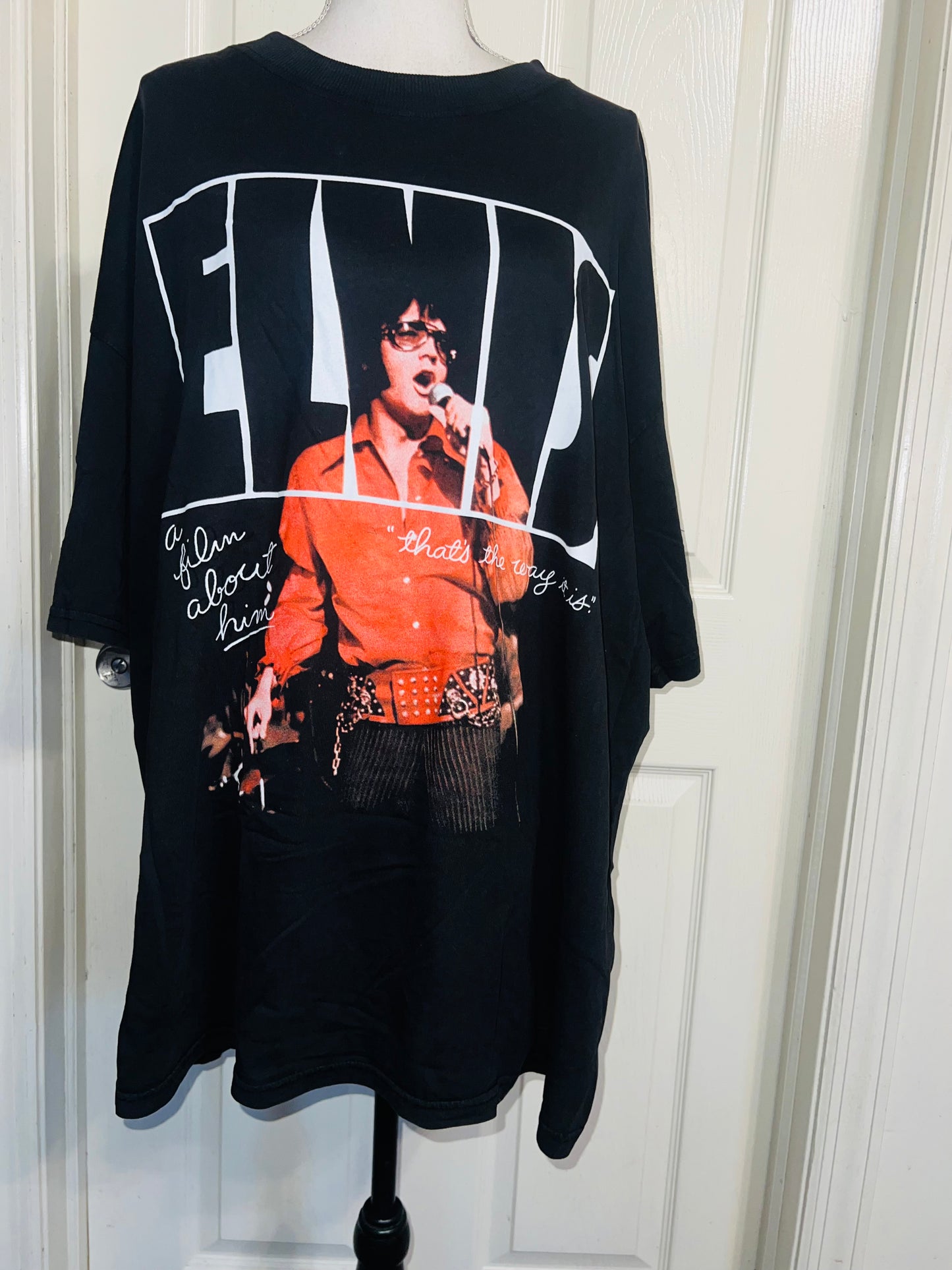 Elvis Oversized Distressed Tee