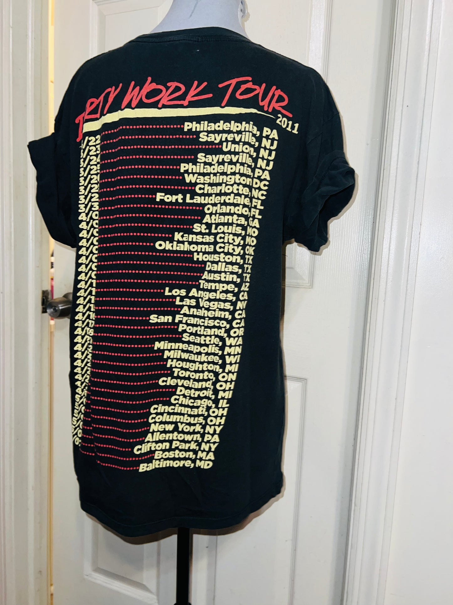 All Time Low Vintage Oversized Double Sided Tee