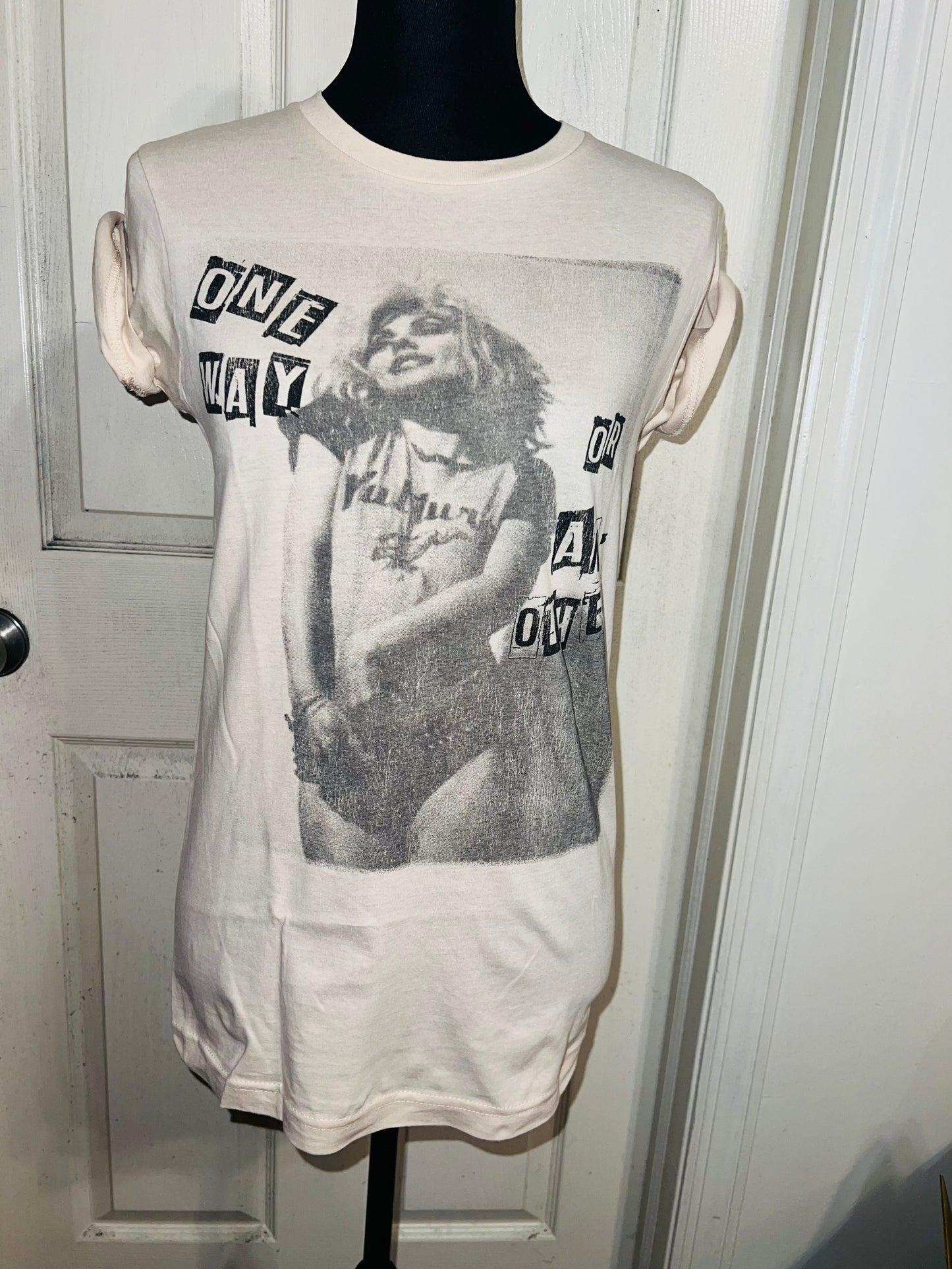 Blondie Oversized Distressed T-Shirt
